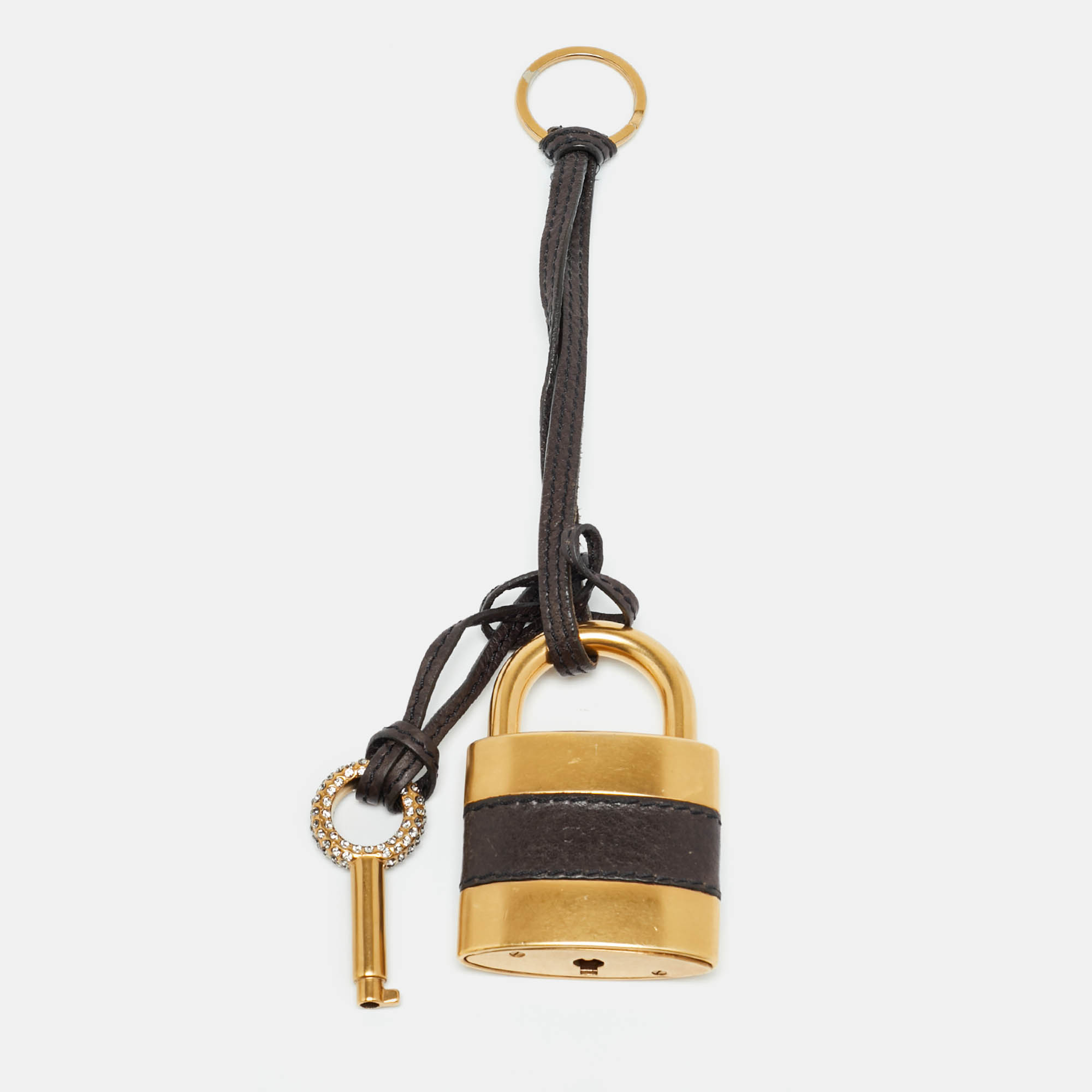 

Chloé Paddington Bag Charm Brown Leather