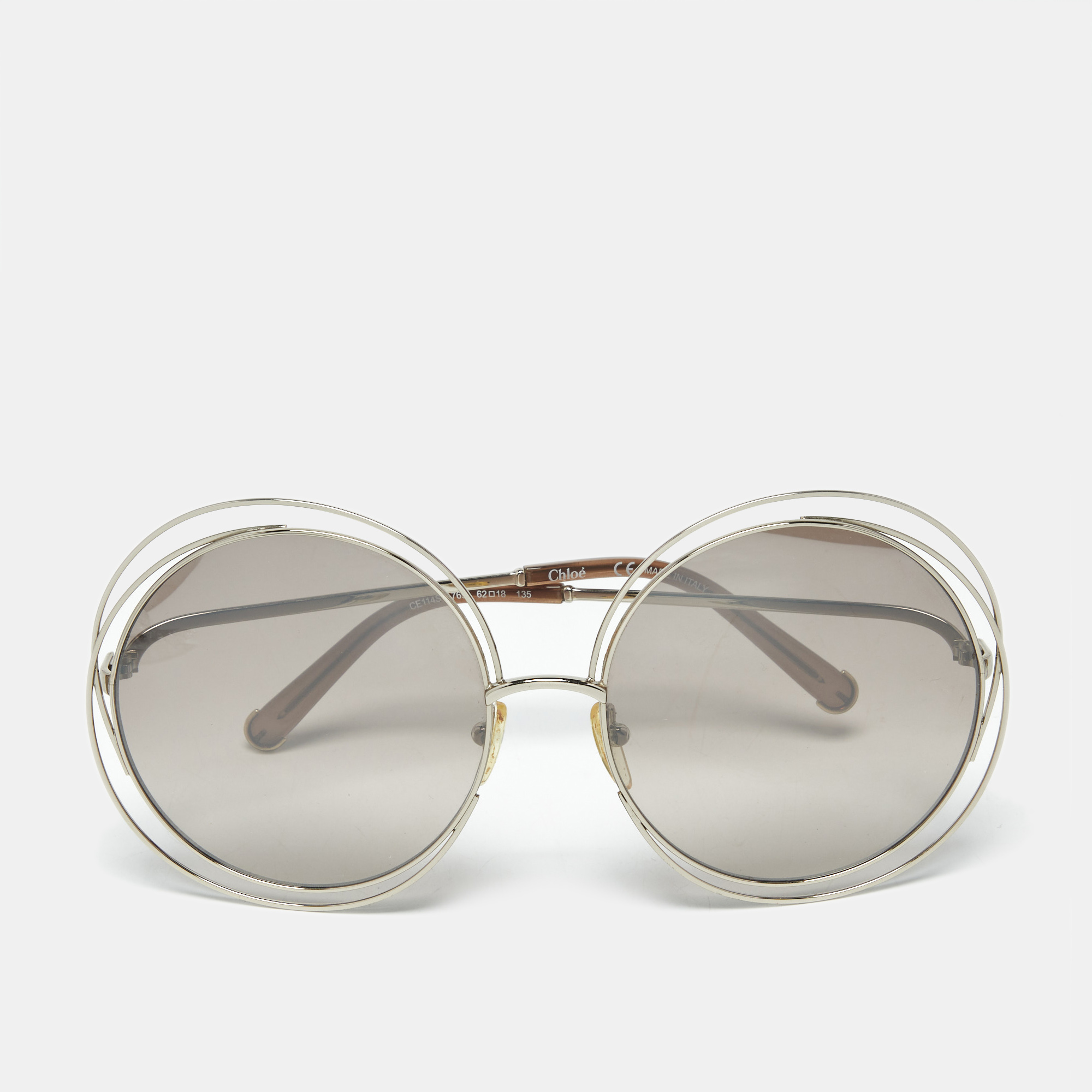 

Chloe Brown/Gradient CE114S Carlina Round Sunglasses