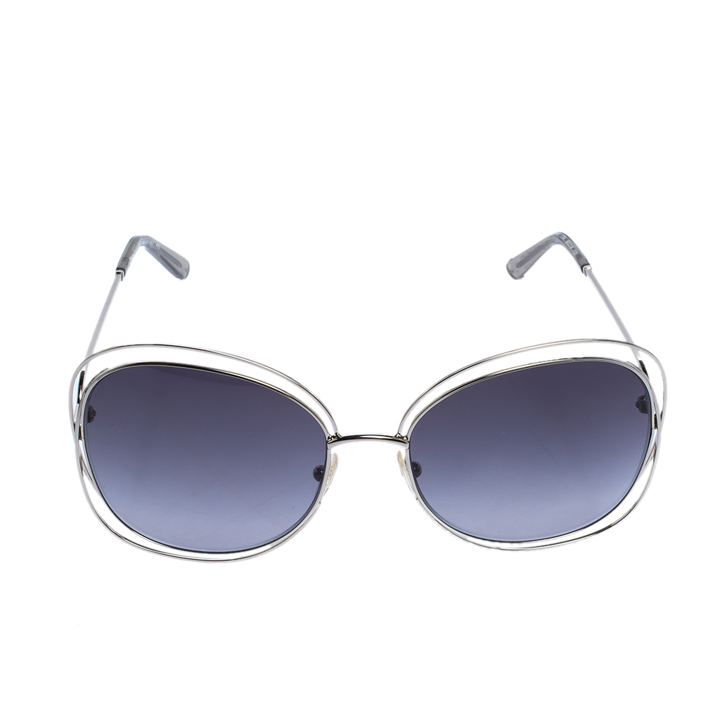 

Chloe Pale Gold/Grey Gradient CE119S Round Oversized Sunglasses