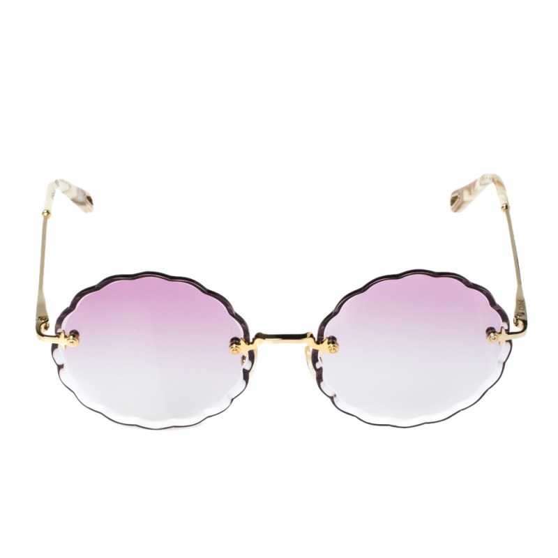 

Chloe Gold /Pink Gradient CE142S Rosie Flower Sunglasses