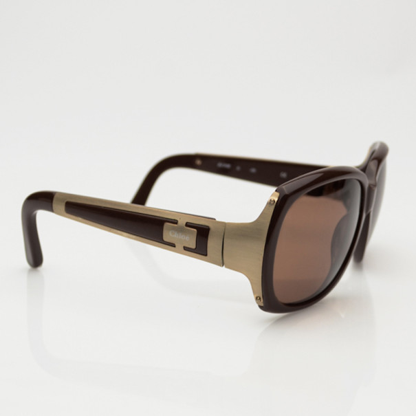 Pre Owned Chloe CL2125 Brown Sunglasses