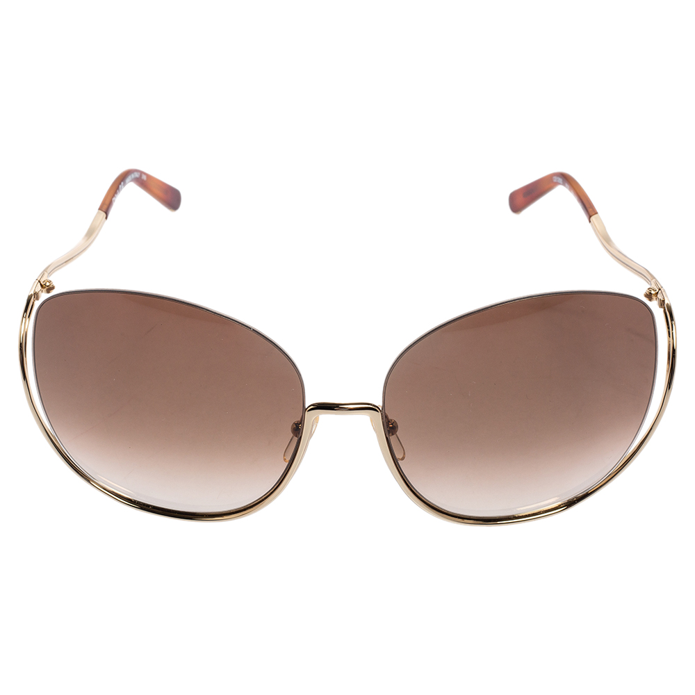 

Chloe Brown Acetate CE125S Gradient Oversized Sunglasses