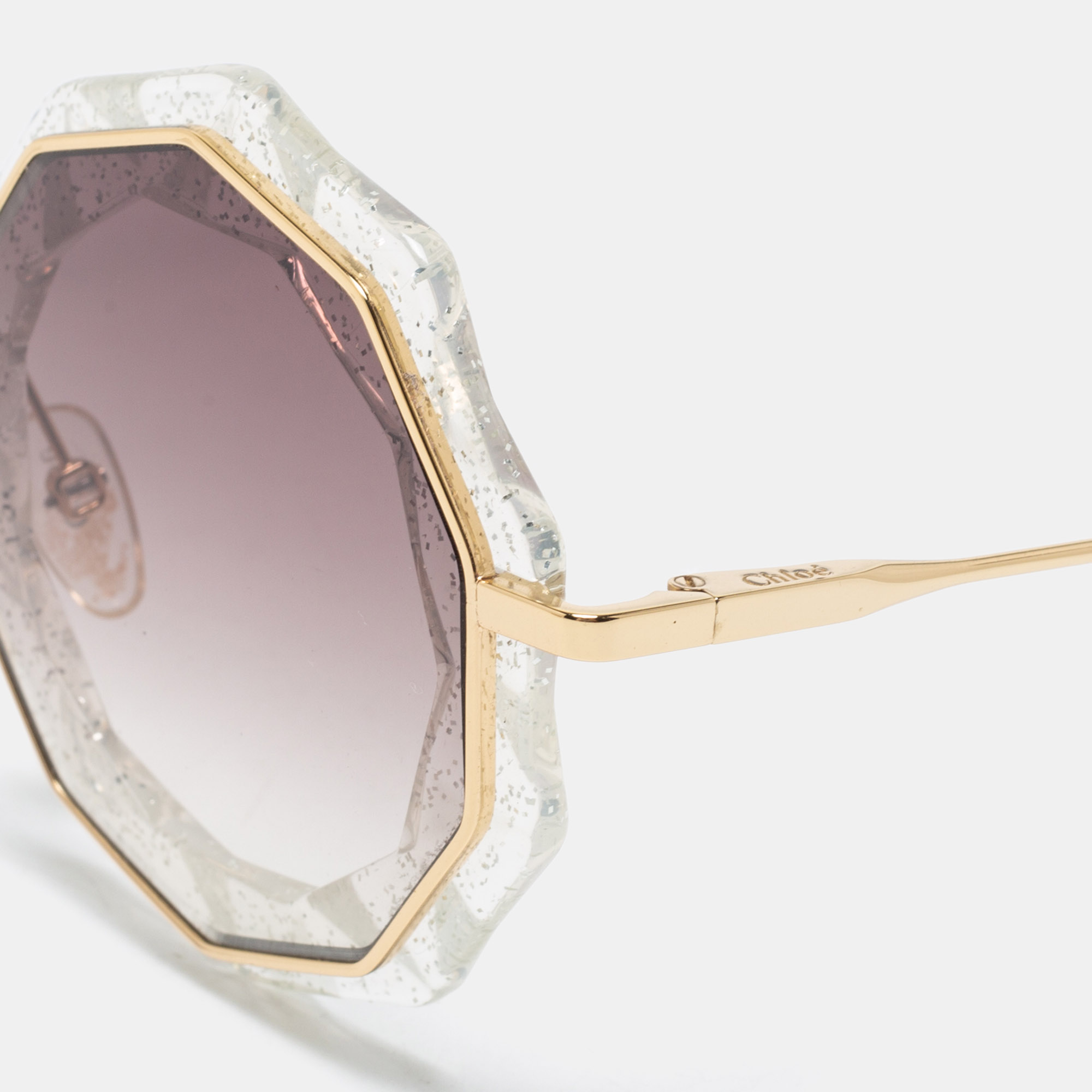 

Chloe Cream And Gold Gradient CE160S Round Sunglasses
