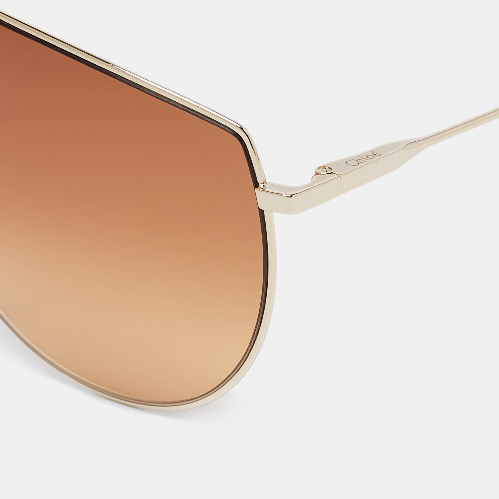 

Chloe Gold/ Brown Havana CE139S 805 Aviator Sunglasses