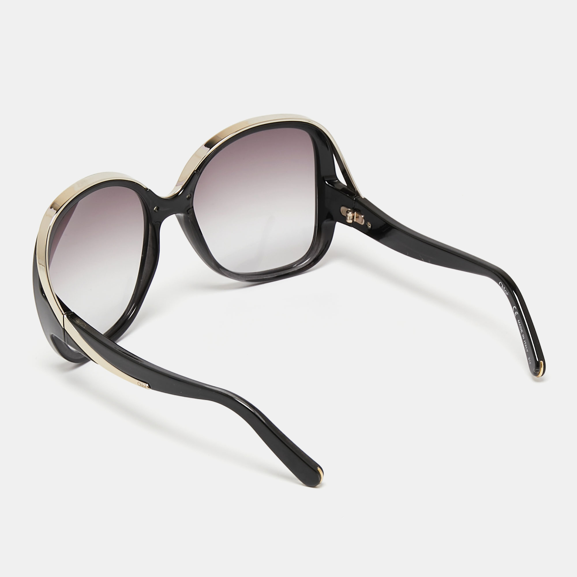 

Chloe Black / Purple Gradient CE714S Oversized Sunglasses