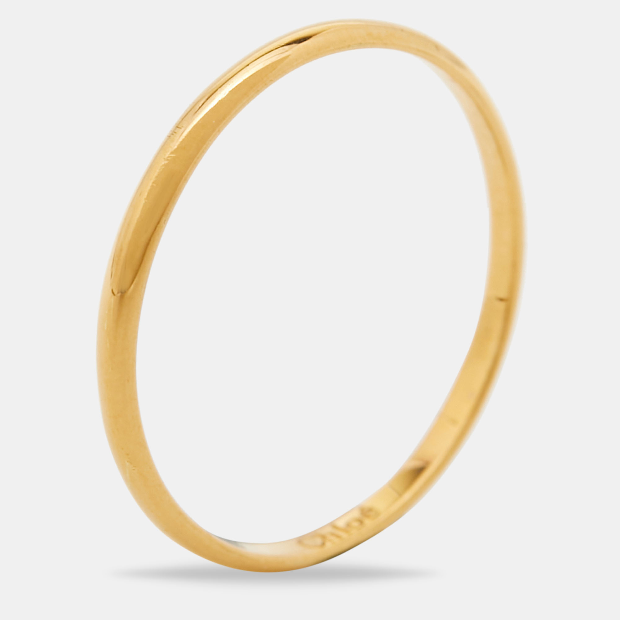 Chloe Gold Tone Ring Size 52