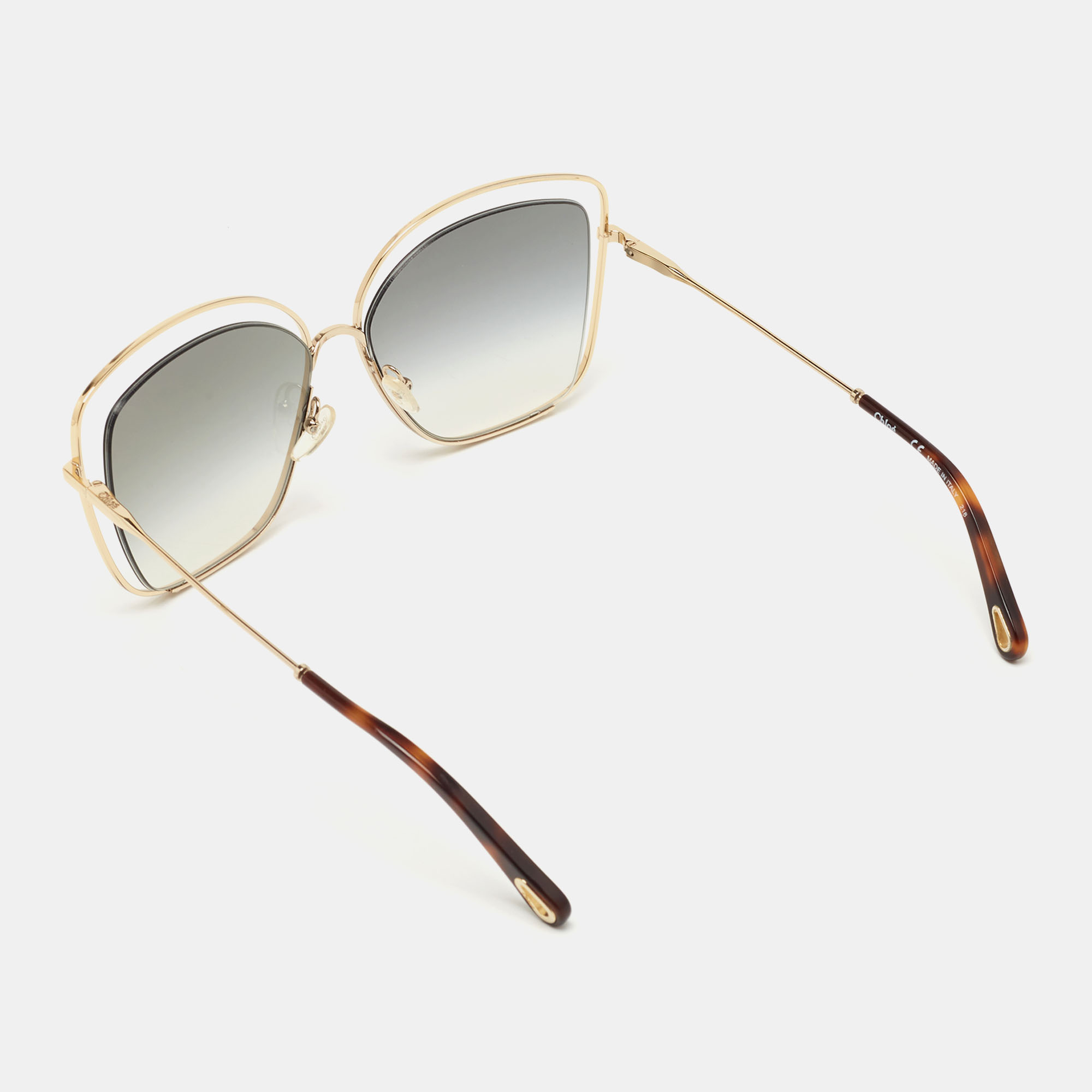 

Chloé Gold/Black CE133S Gradient Butterfly Sunglasses