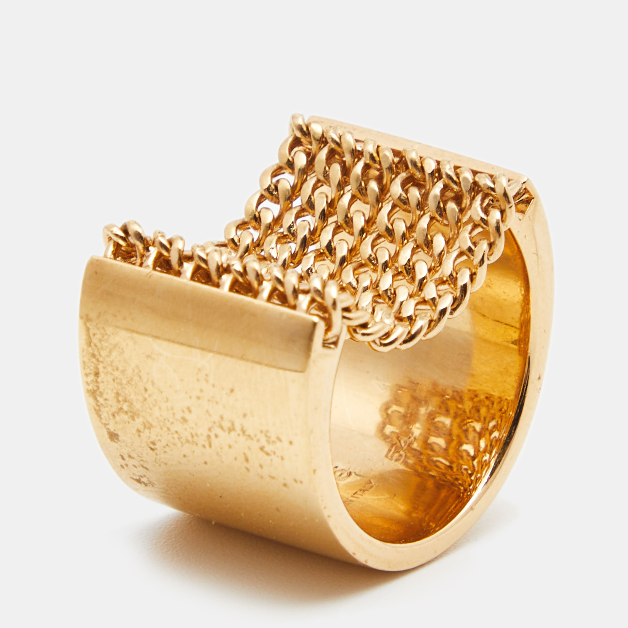 Chloe Gold Tone Ring Size 54