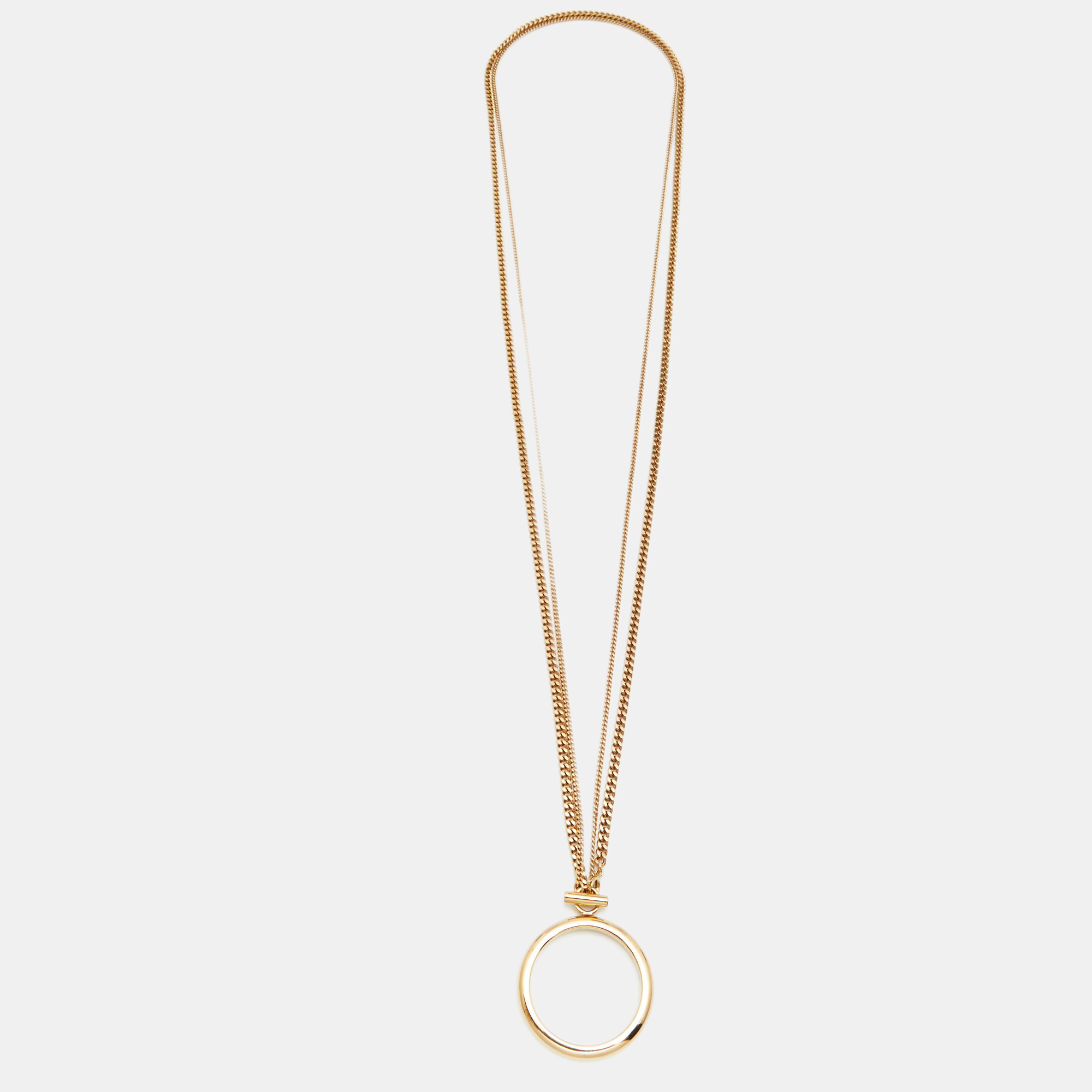 

Chloe Gold Tone Long Necklace