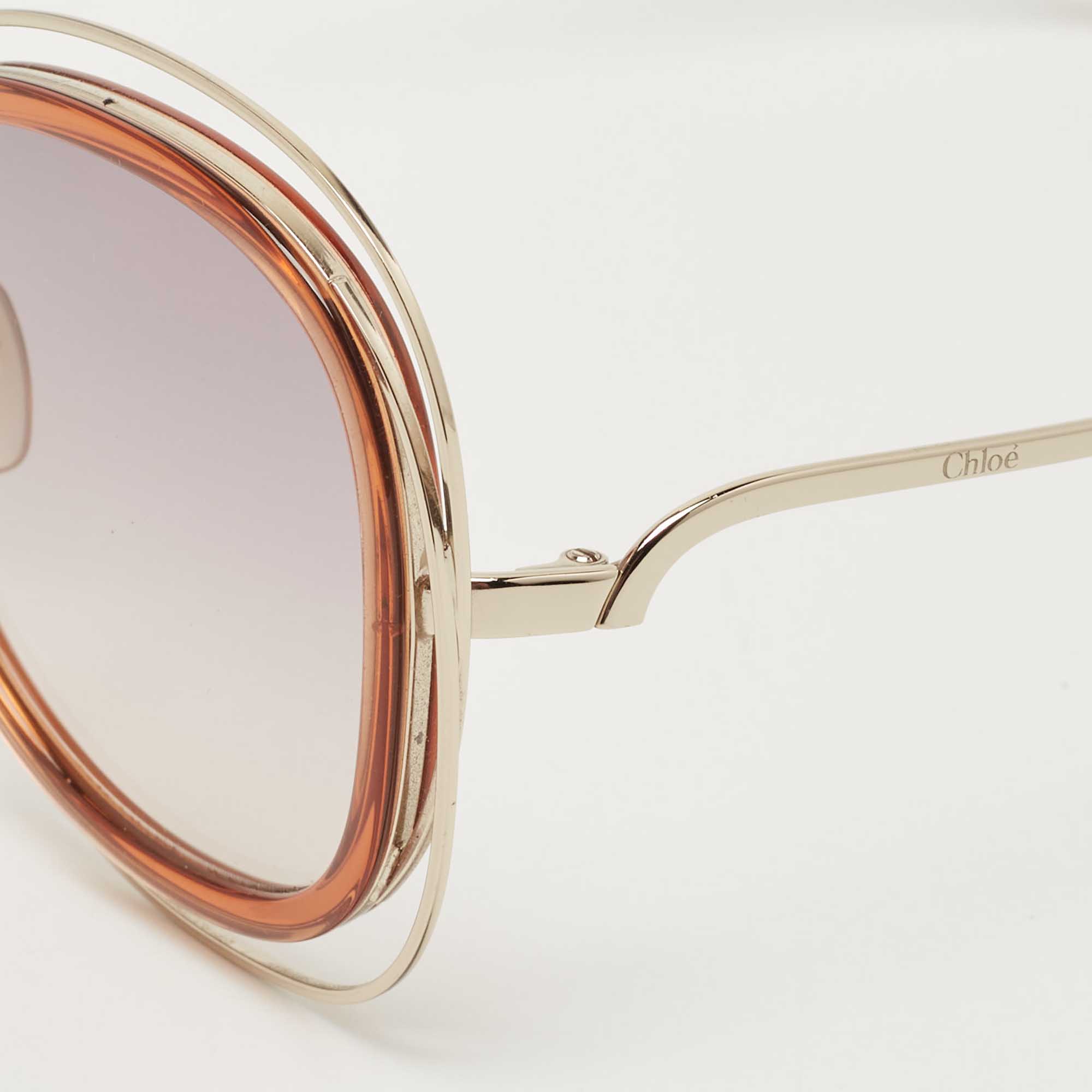 

Chloé Brown CE123S Carlina Oversized Sunglasses