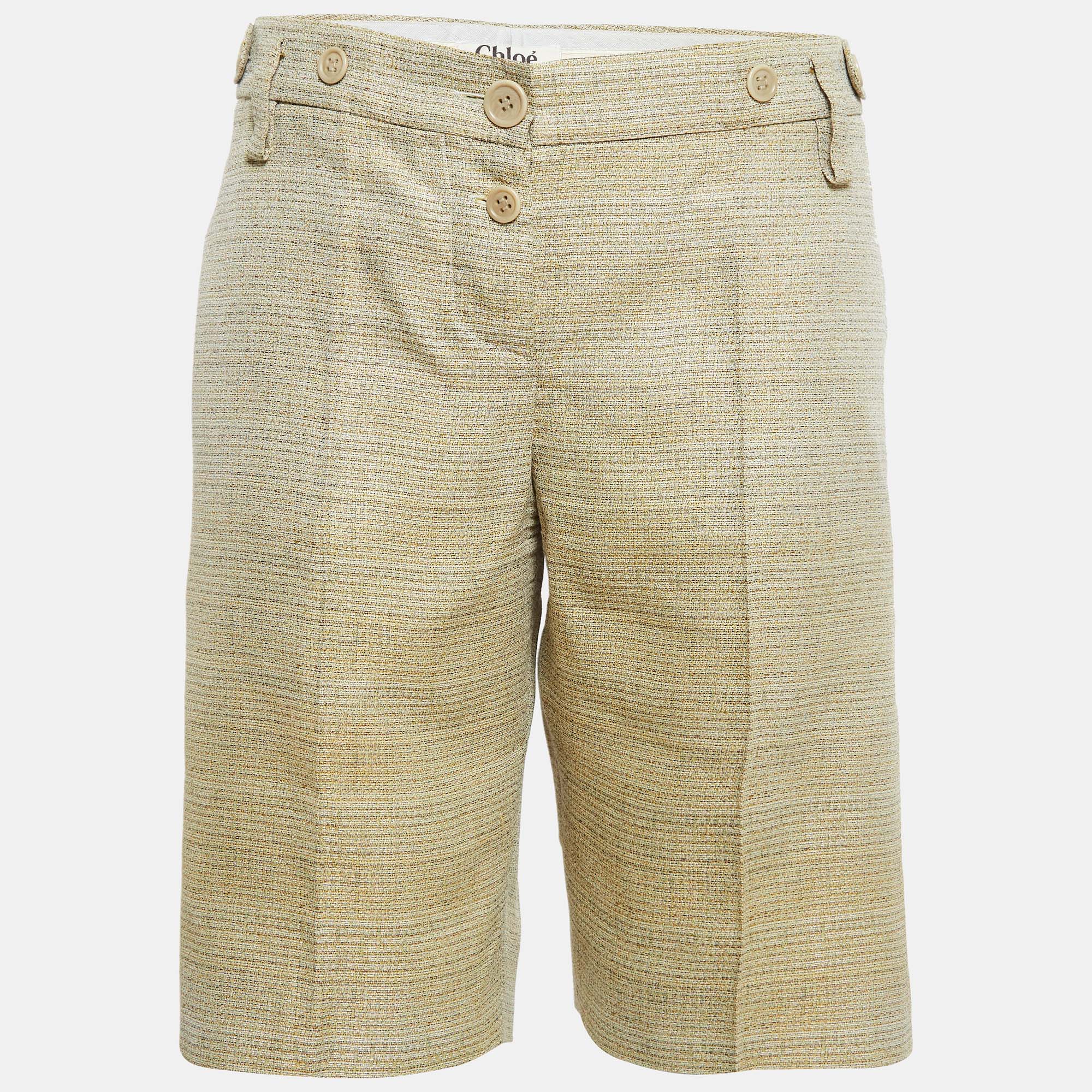 

Chloe Beige Patterned Regular Shorts L