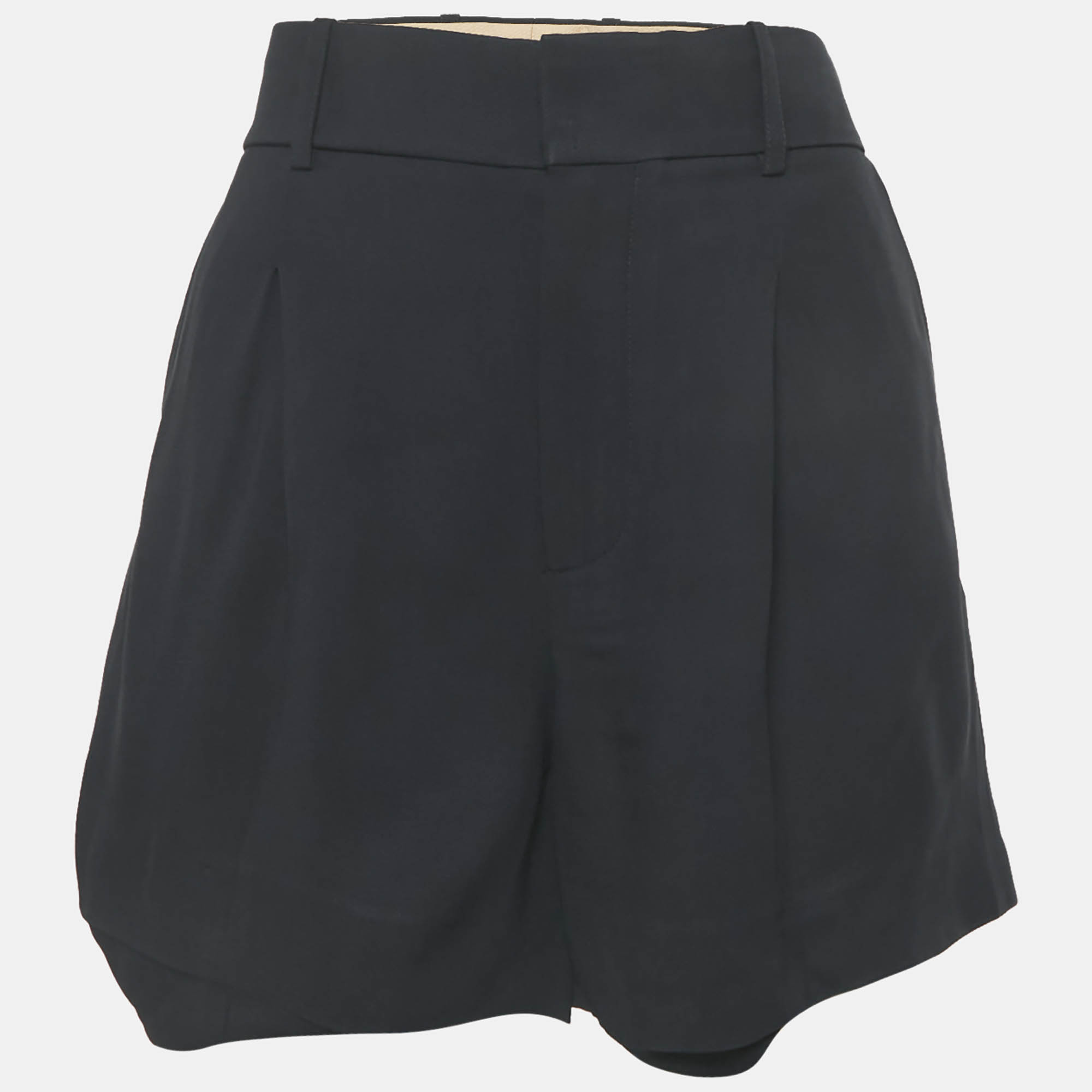 

Chloe Navy Blue Chiffon Shorts M