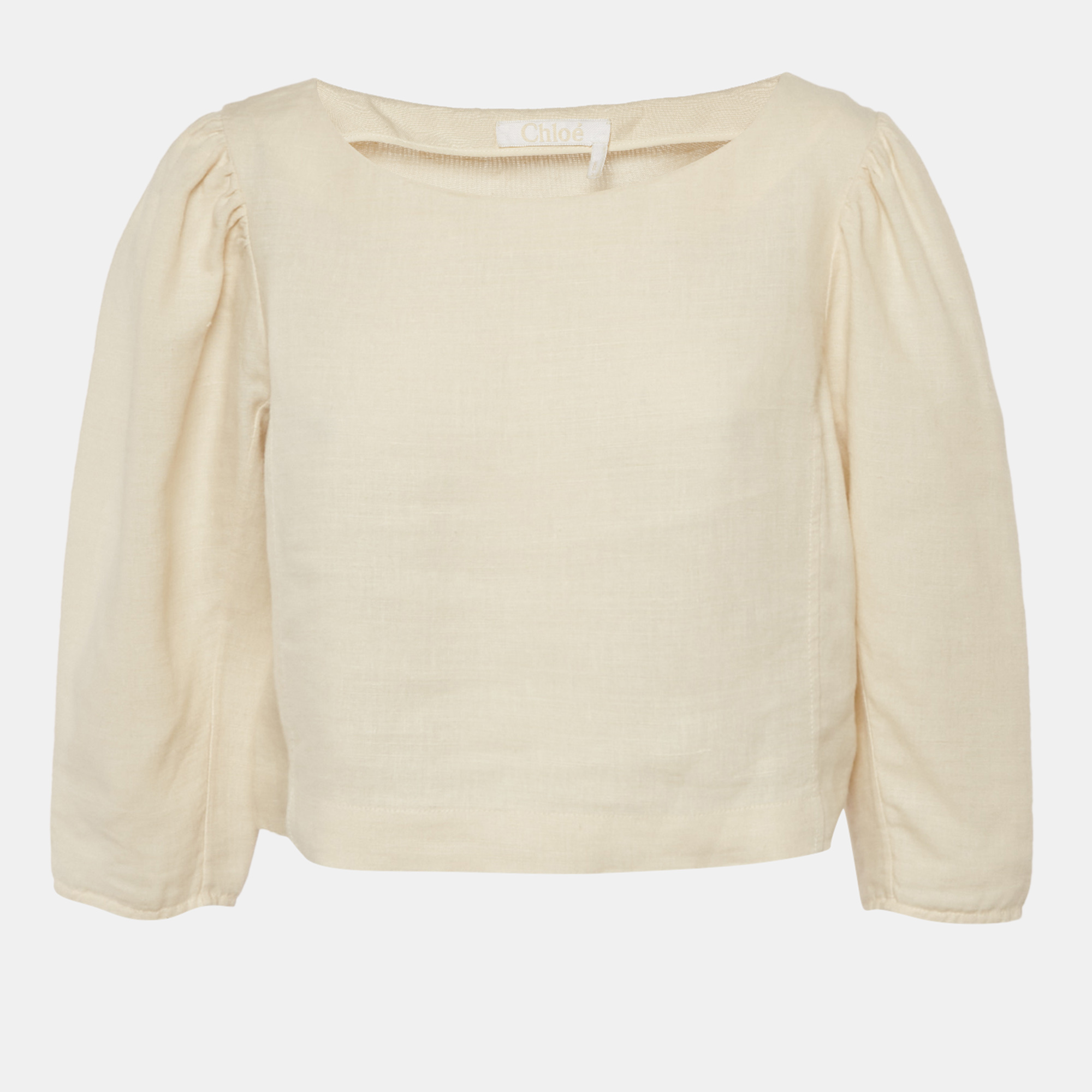 

Chloe Beige Linen Top M