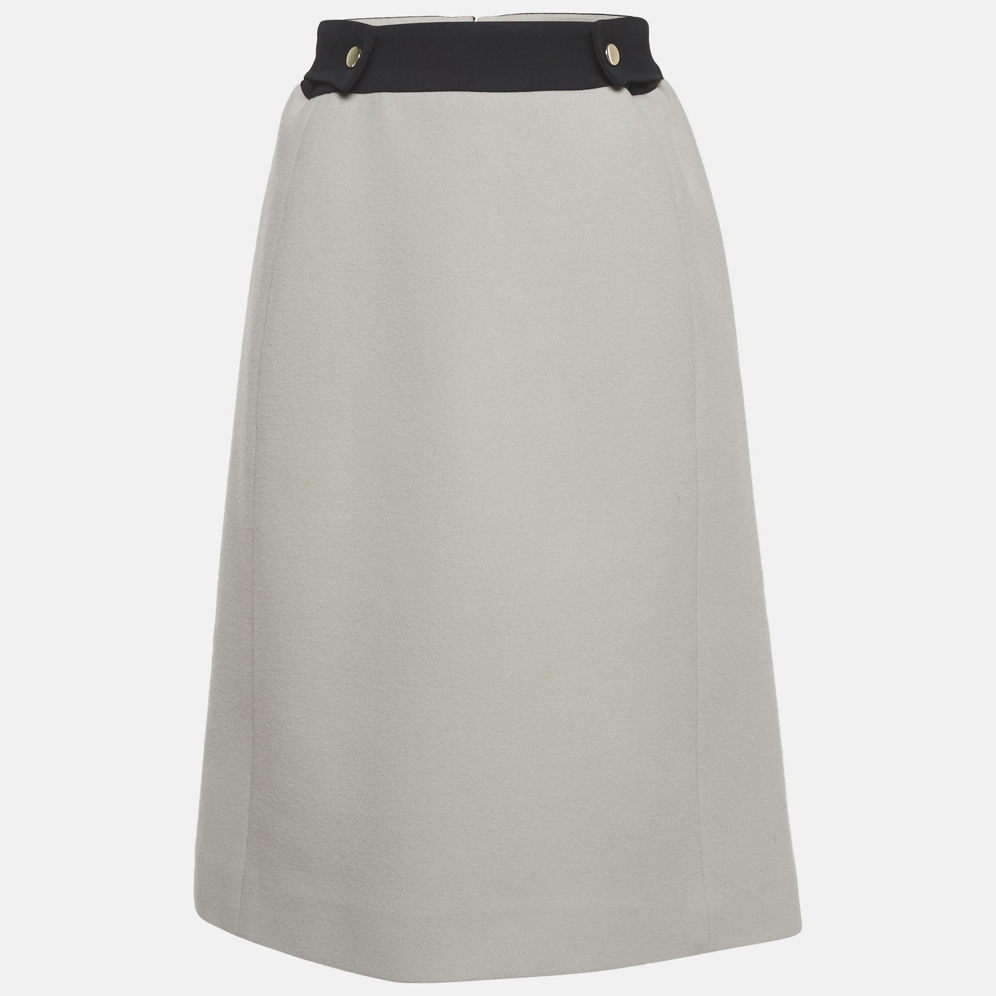 

Chloé Grey Wool Pencil Skirt S