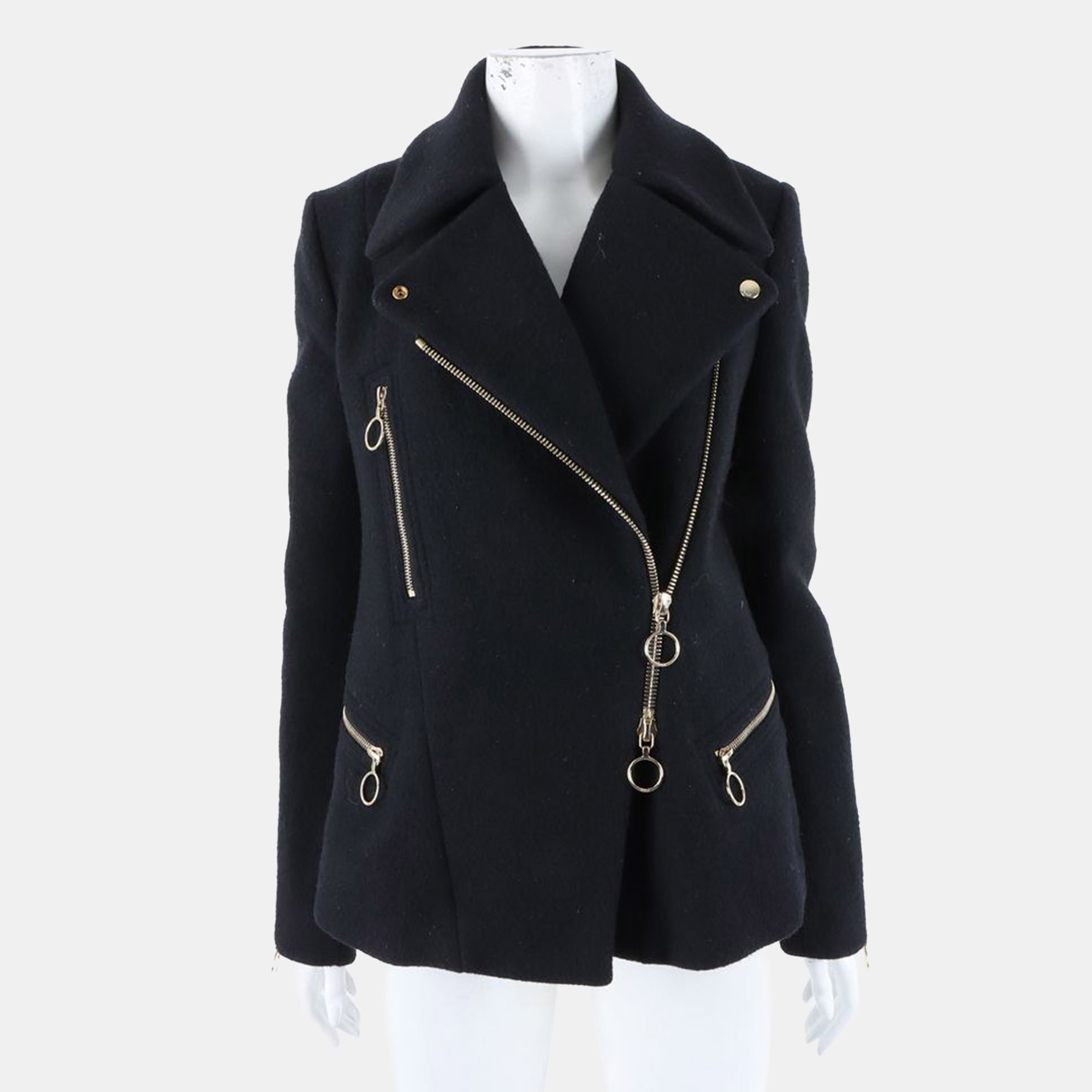 Pre-owned Chloé Wool Black Jacket 34