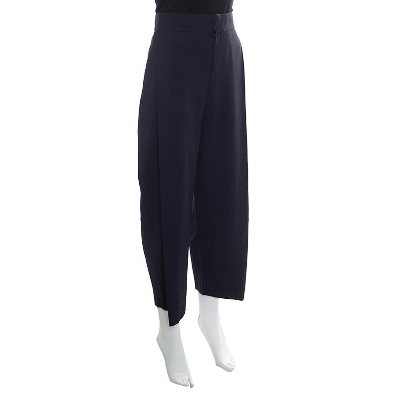 

Chloe Ultra Marine Pleat Detail High Waist Culottes, Navy blue