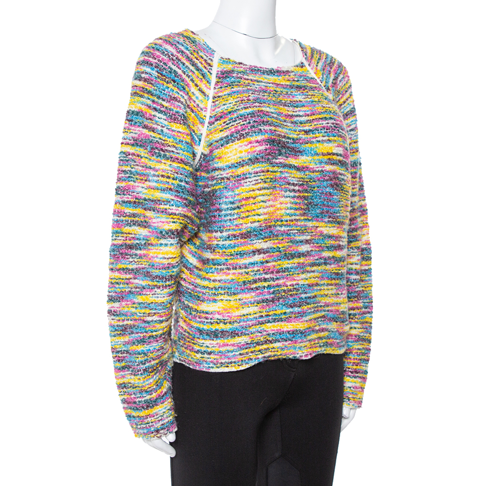 

Chloe Multicolor Wool Blend Boucle Knit Jumper