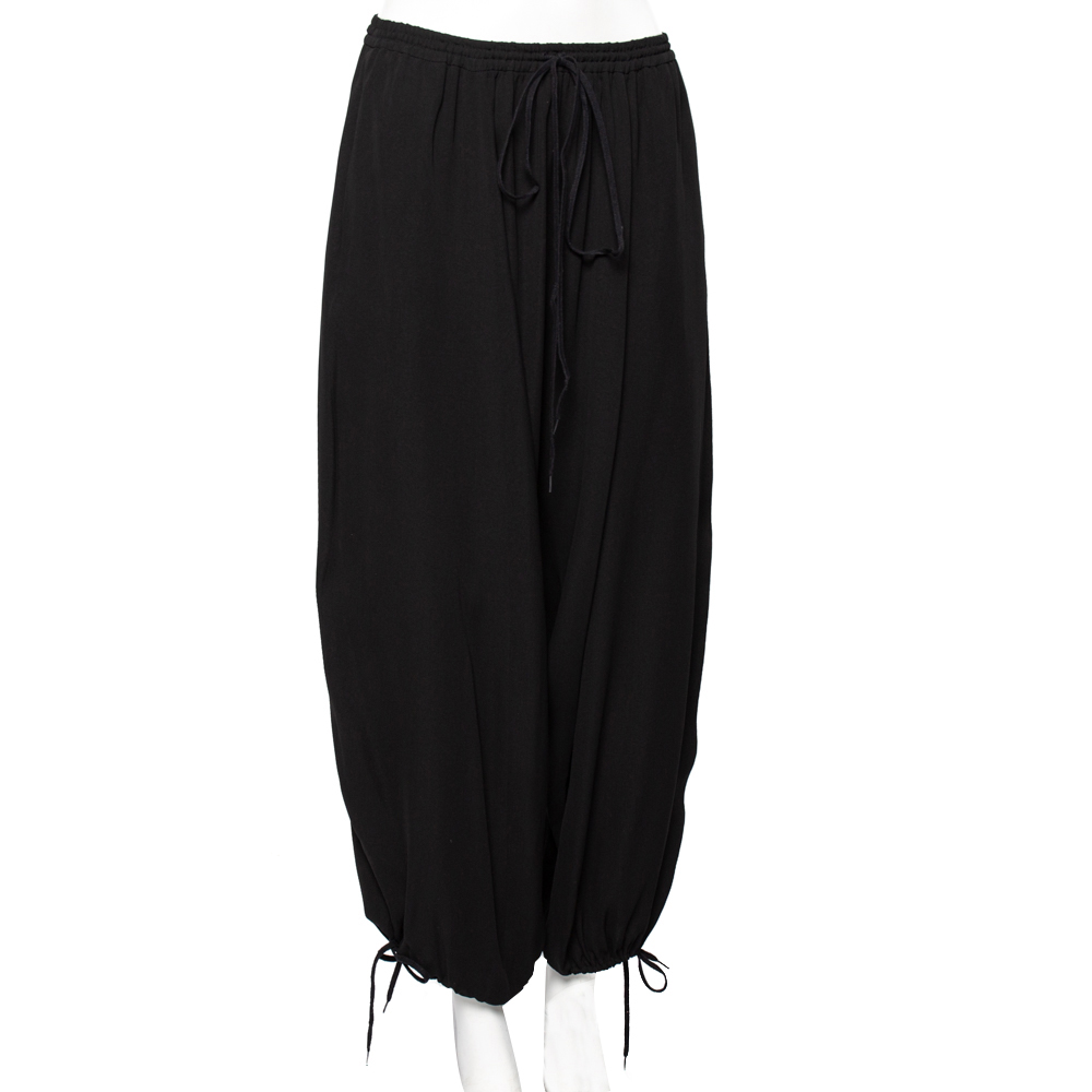 

Chloe Black Silk Harem Pants