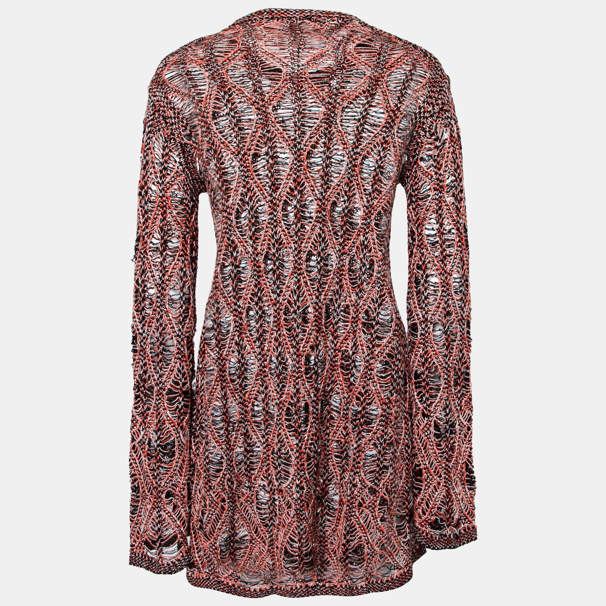 

Chloe Orange Multicolor Knit Mini Dress