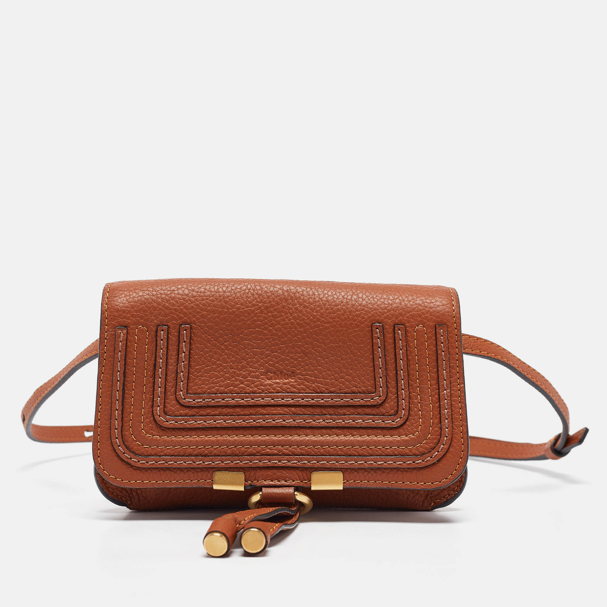 

Chloe Tan Leather Marcie Belt Bag