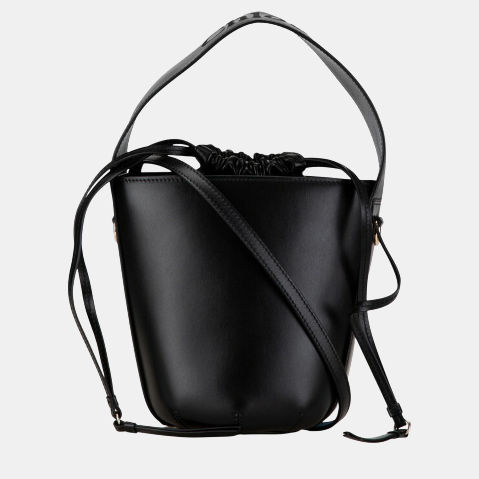 

Chloe Black Leather Sense Bucket Bag