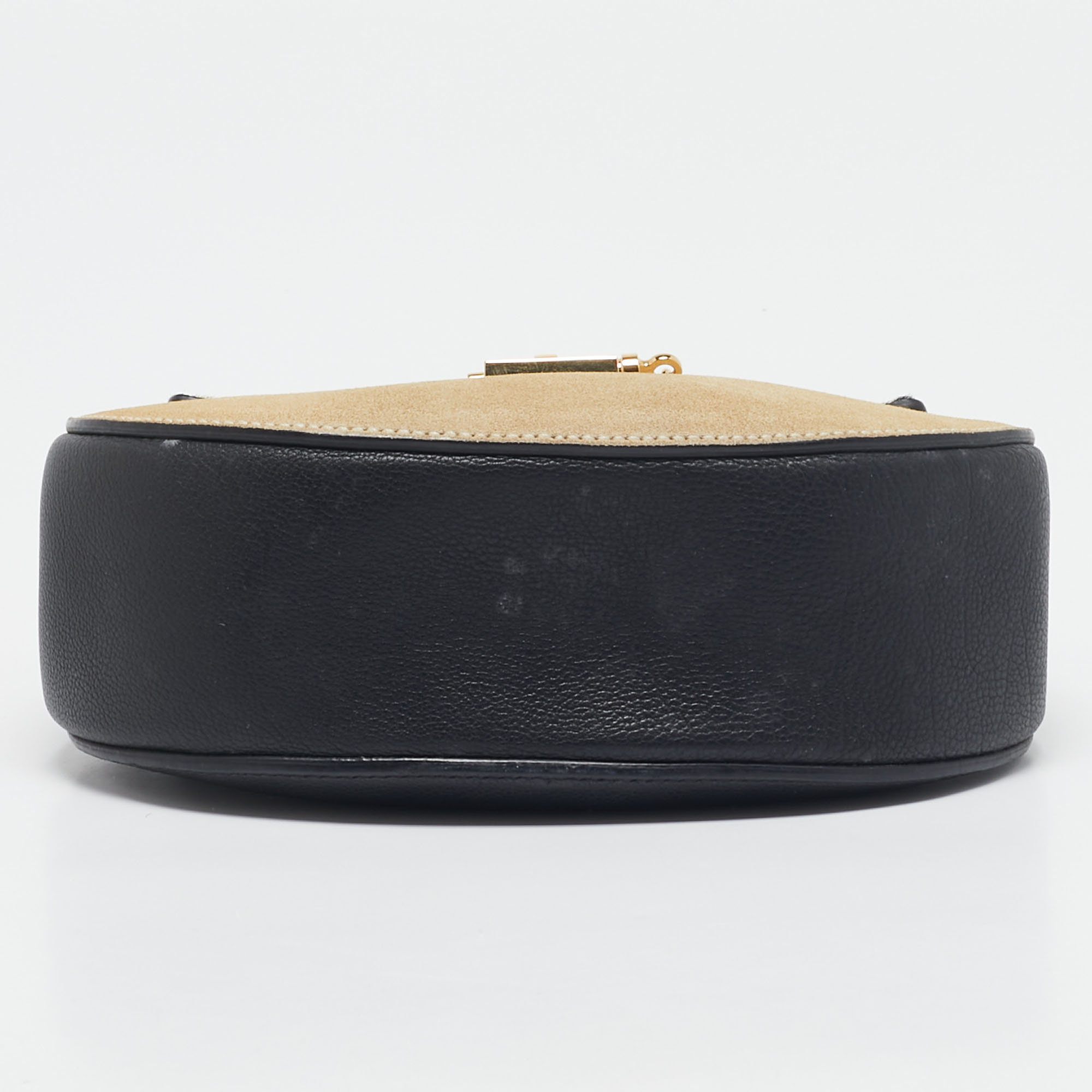 Chloe Multicolor Calf Hair and Leather Small Drew Shoulder Bag 