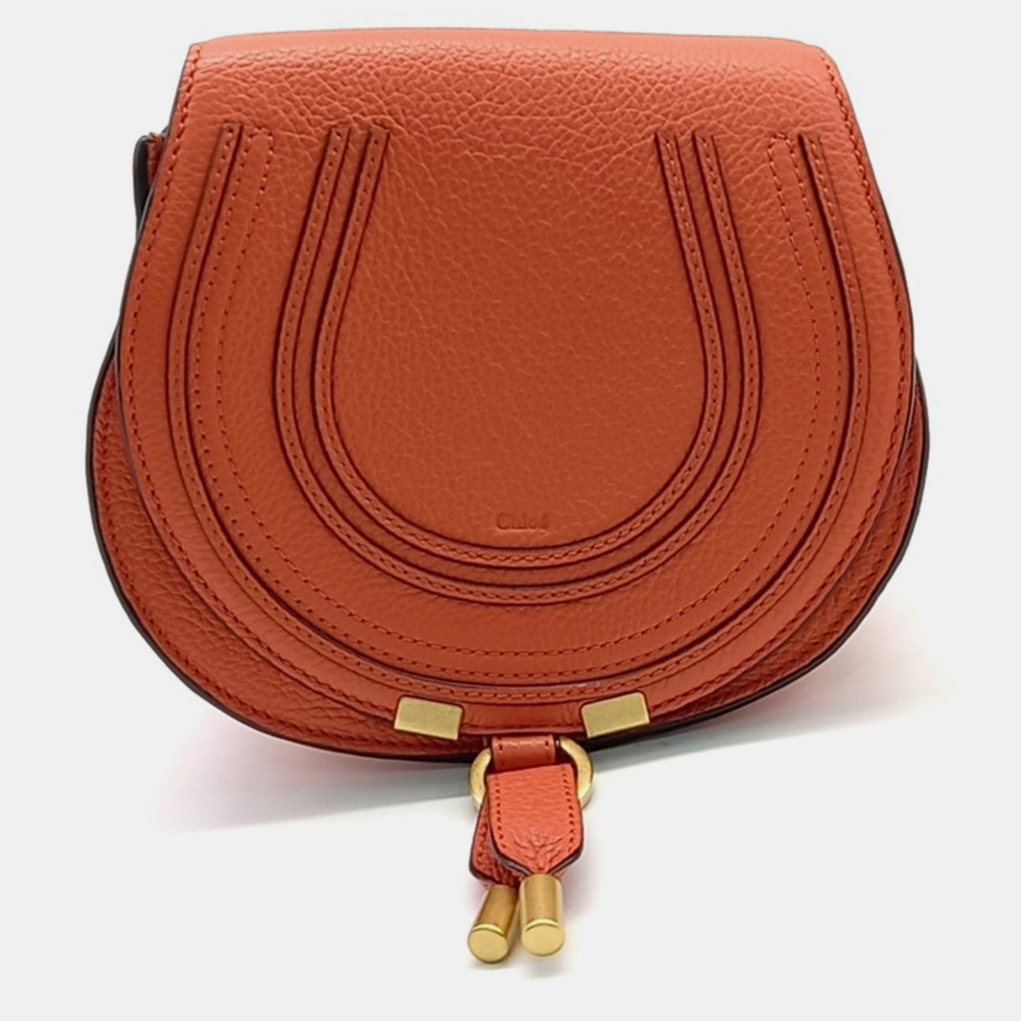 

Chloe Orange Leather Chloe Marci mini Crossbody Bag