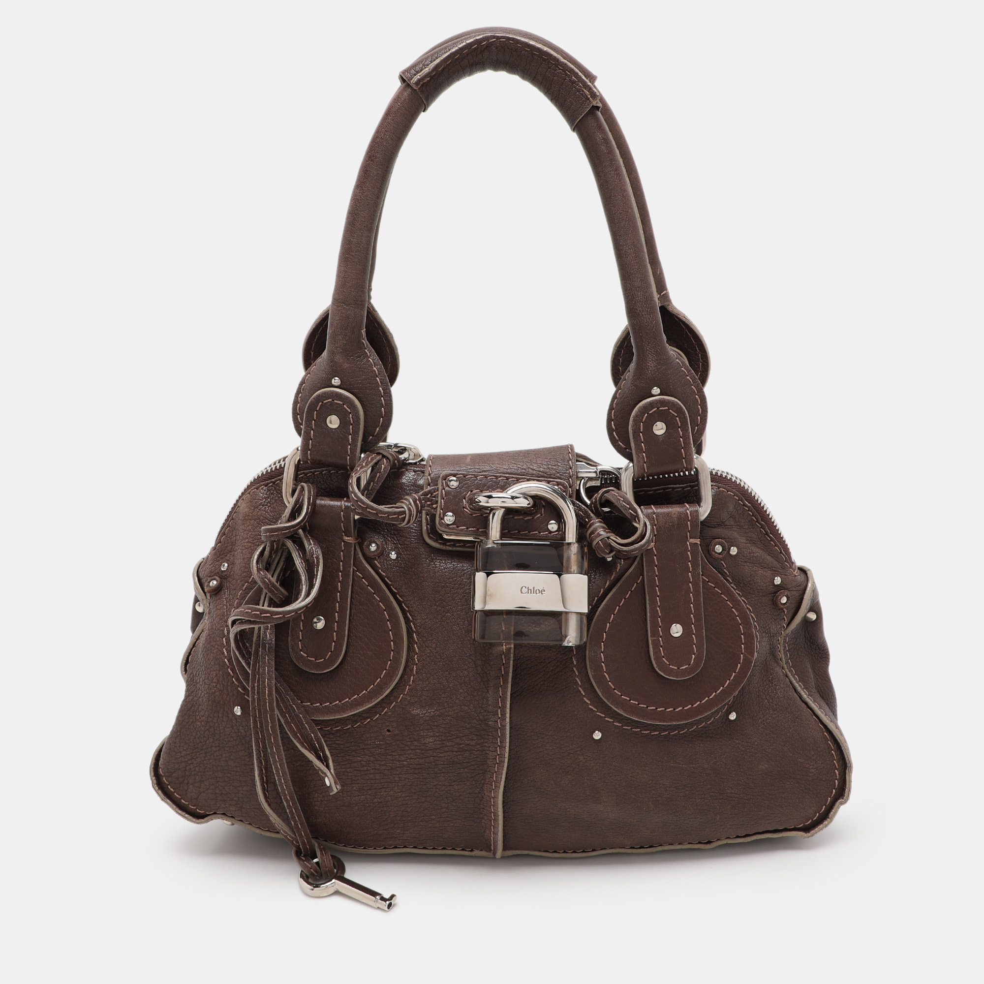 

Chloe Brown Leather Paddington Satchel