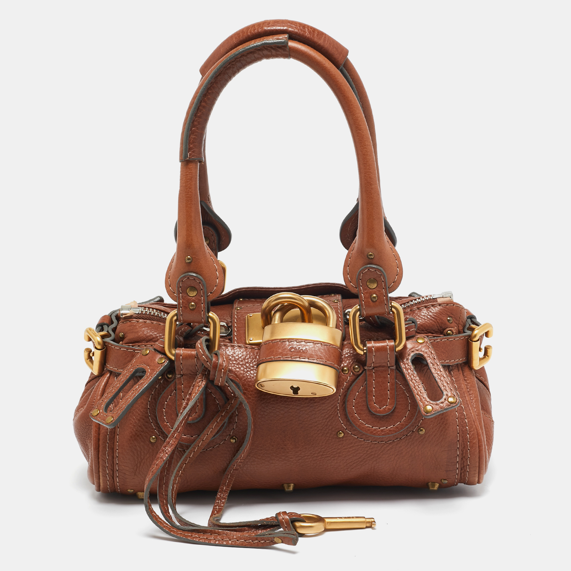 

Chloe Brown Leather  Paddington Satchel