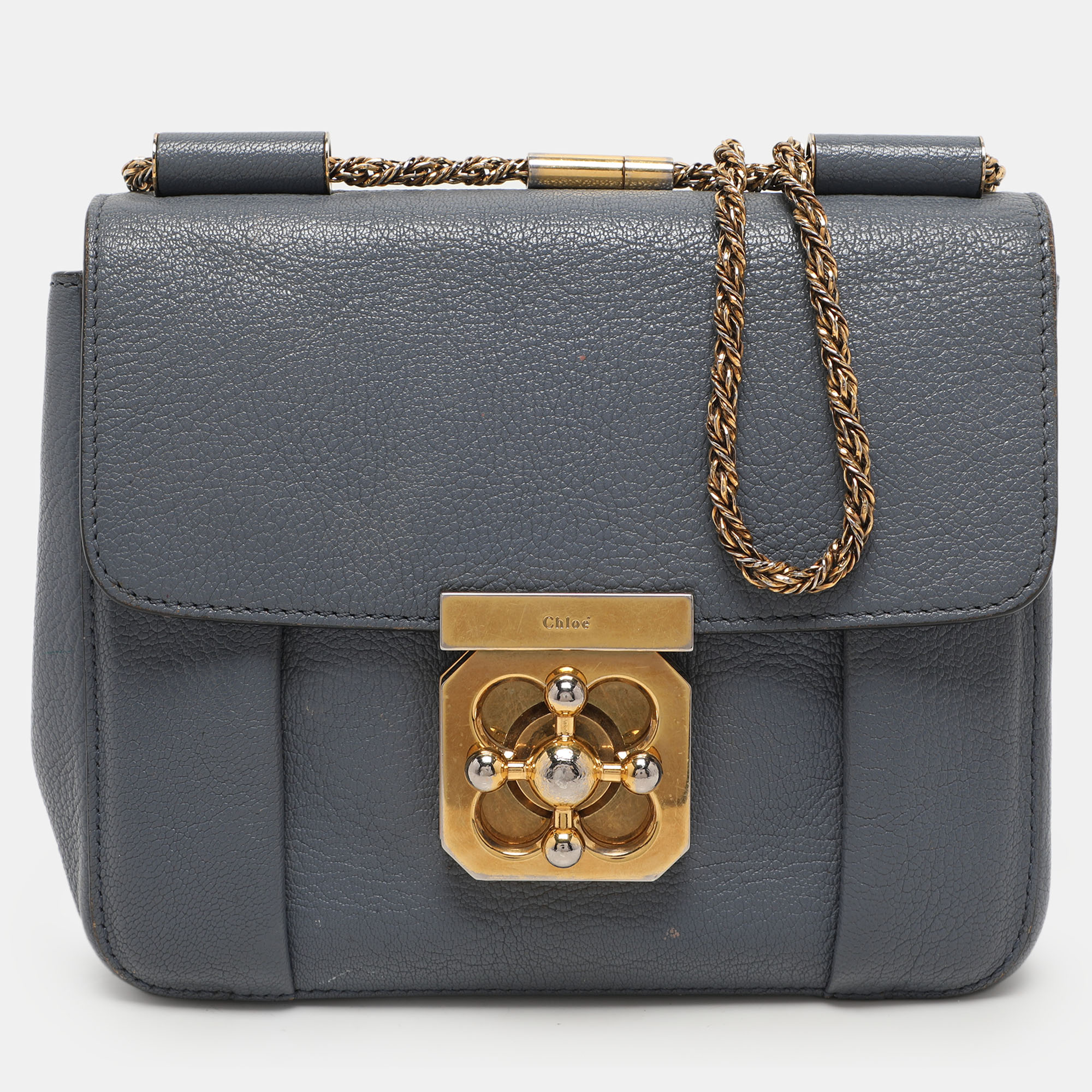 

Chloe Grey Leather Small Elsie Shoulder Bag