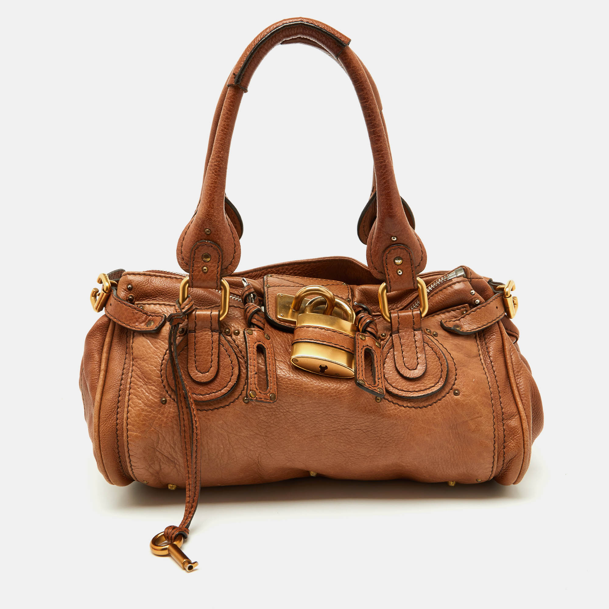 

Chloe Brown Leather Medium Paddington Satchel