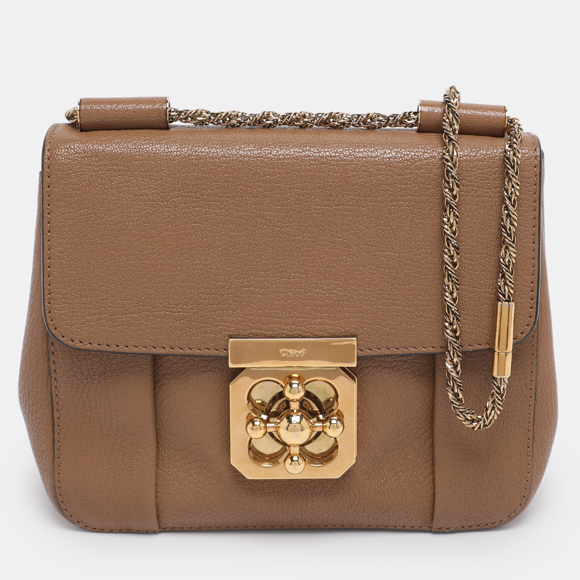 

Chloe Brown Leather  Elsie Shoulder Bag