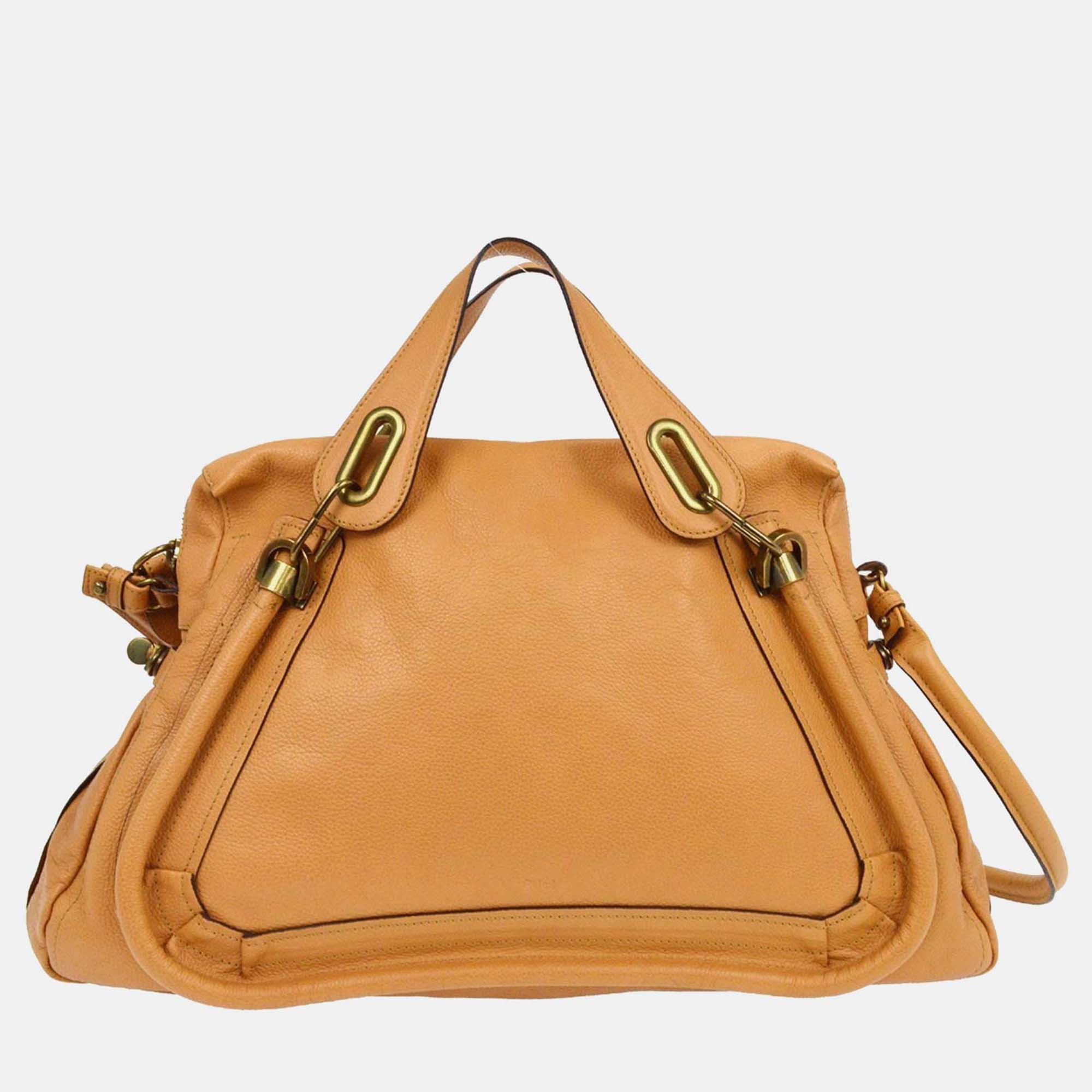 

Chloe Parary Beige Leather Handbag