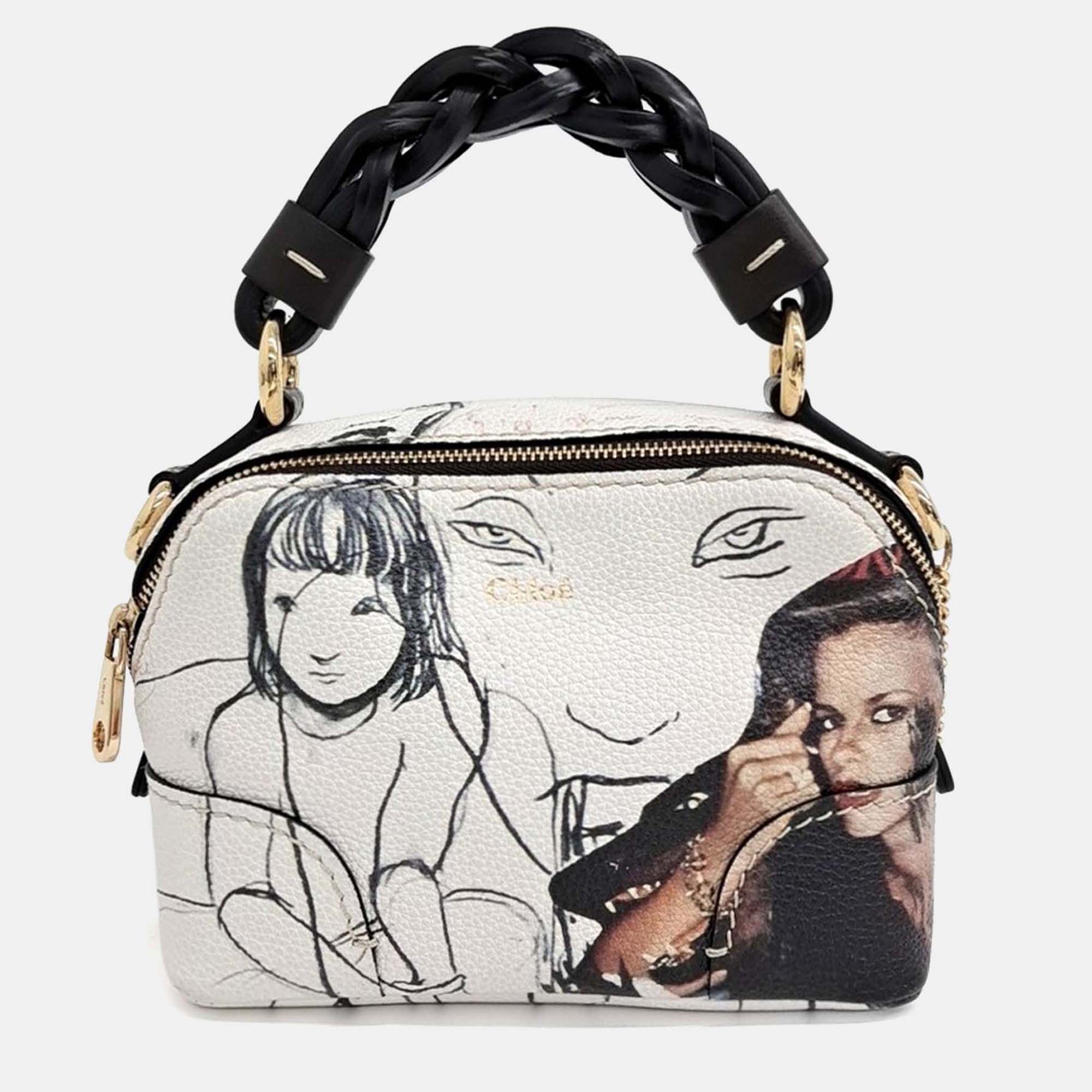 

Chloe Multicolor Leather Daria Mini Chain Bag