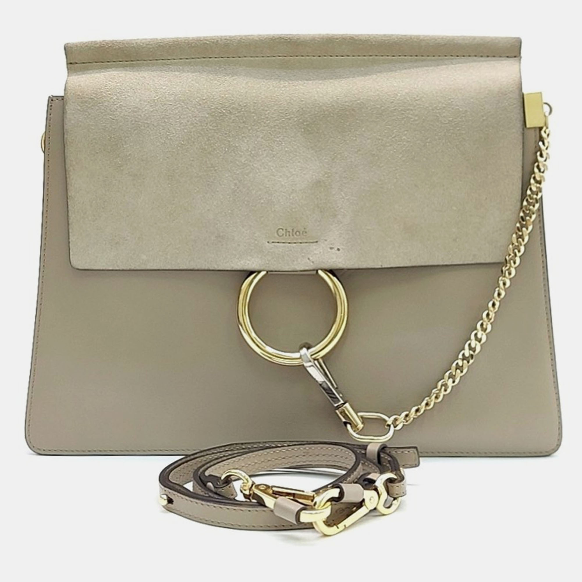 

Chloe Brown Leather and Suede Payback Large