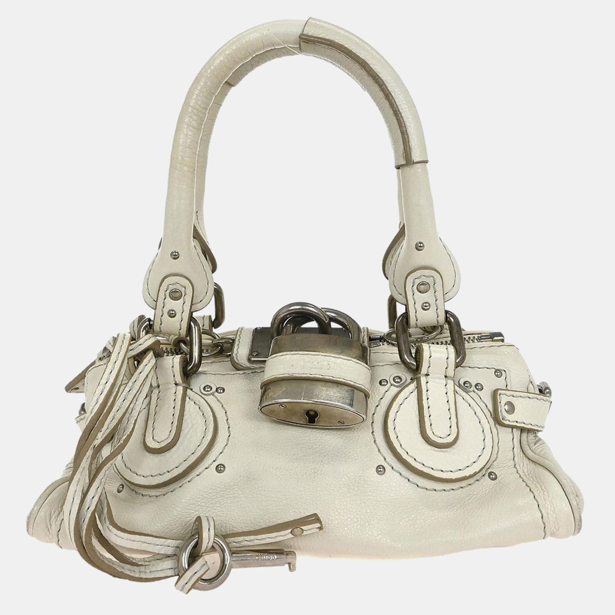 

Chloe White Paddington Mini Handbag