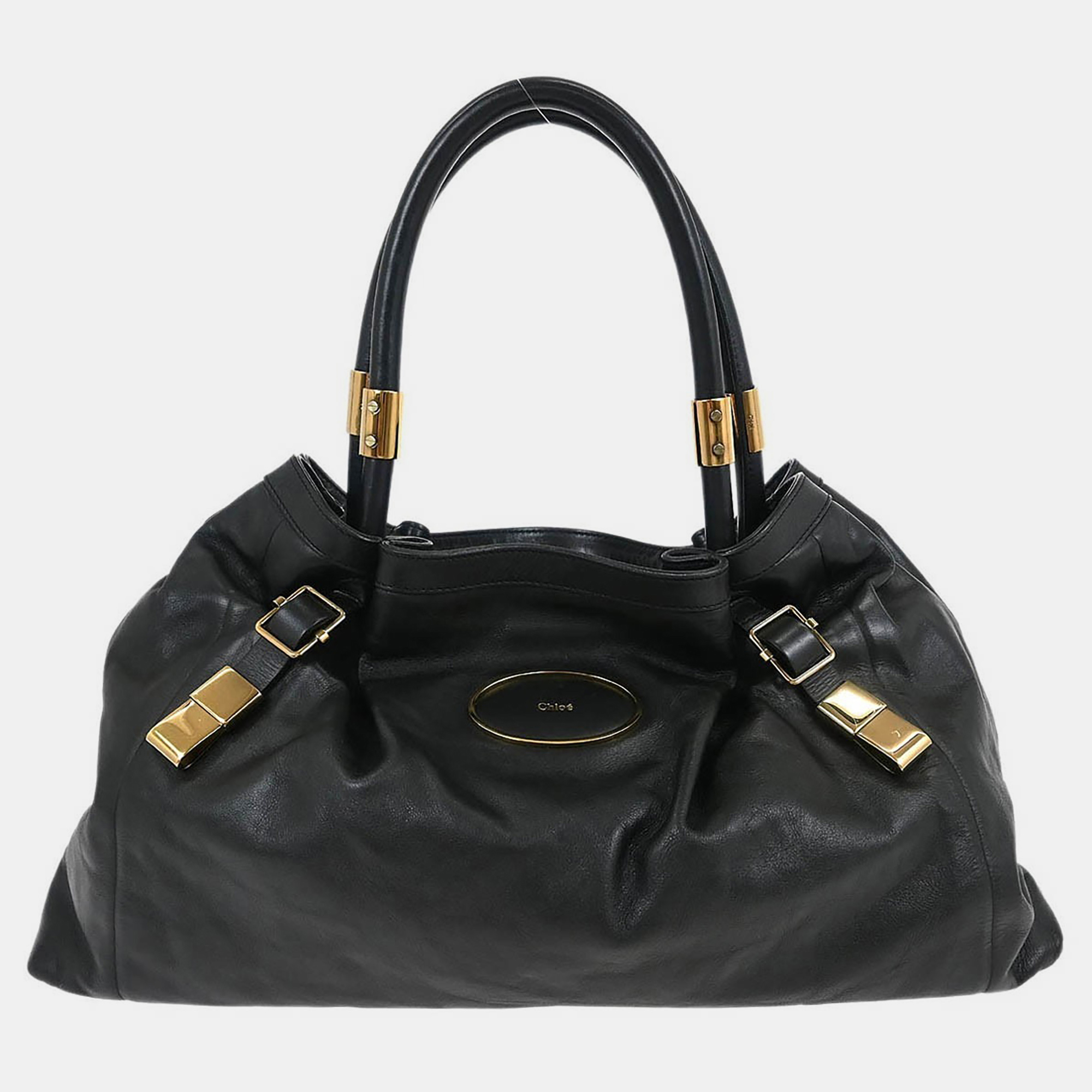 

Chloe Black Victoria Tote Handbag