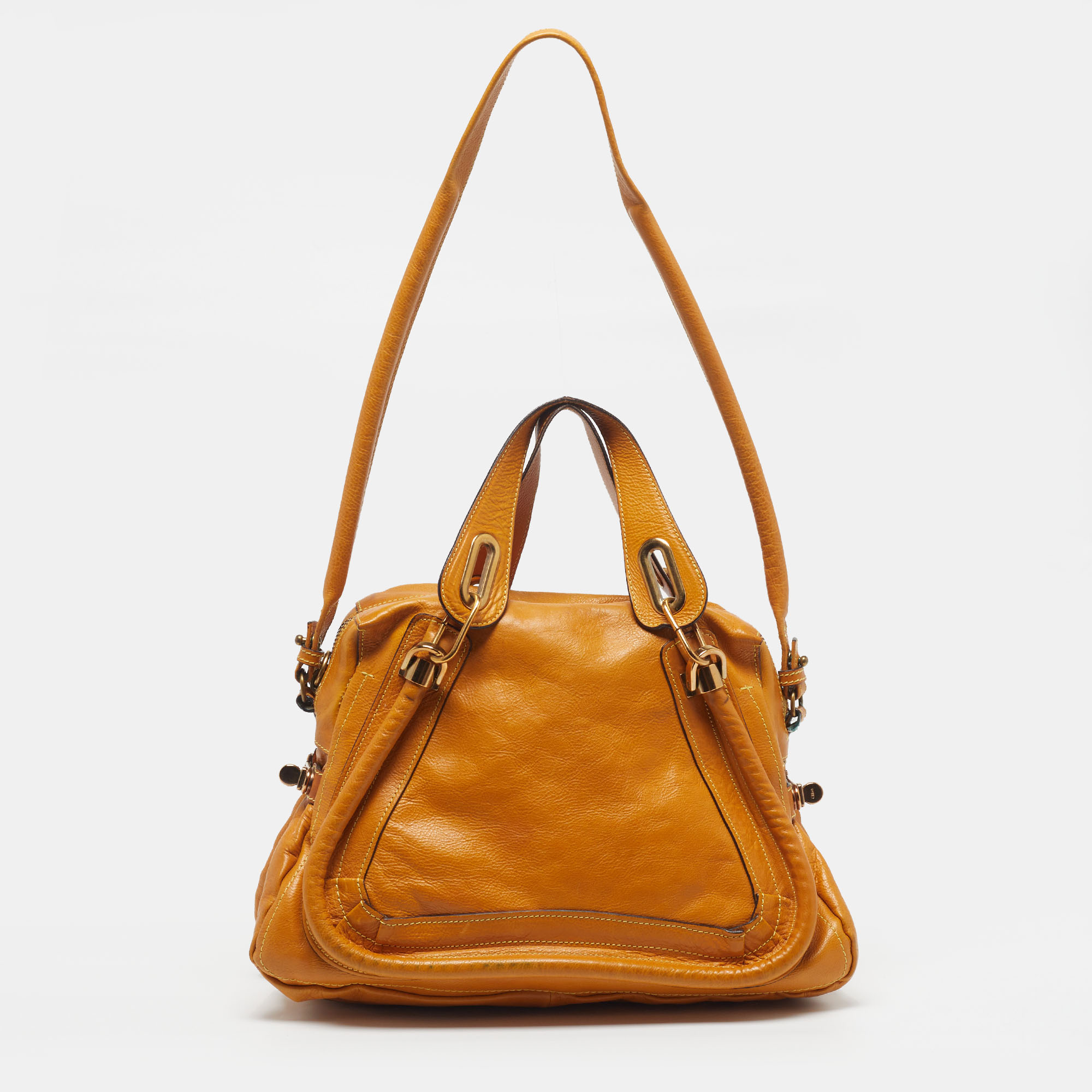 

Chloe Paraty  Tan Leather Satchel
