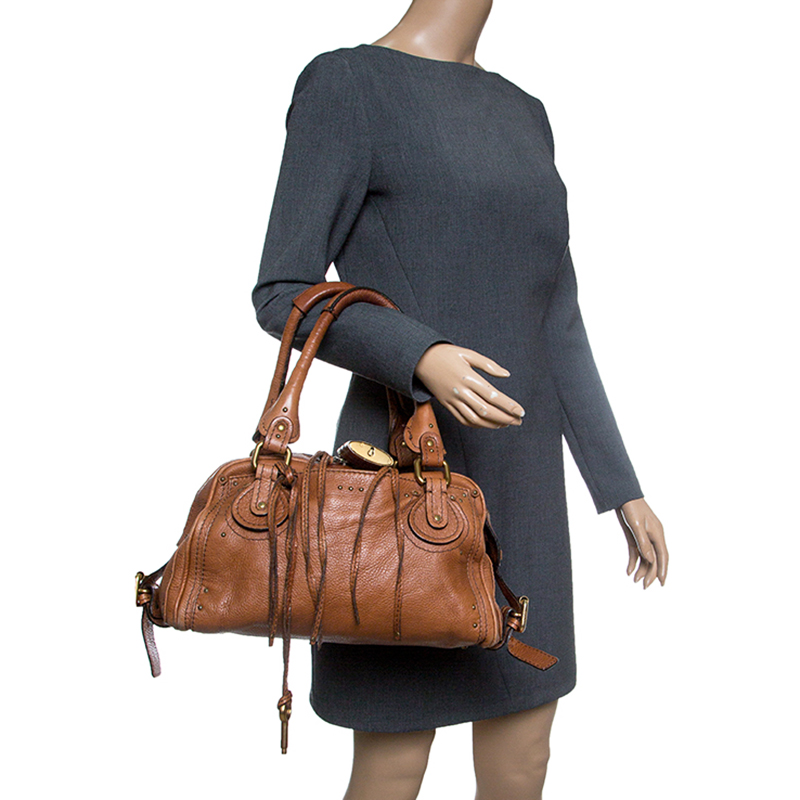 

Chloe Brown Leather  Paddington Satchel