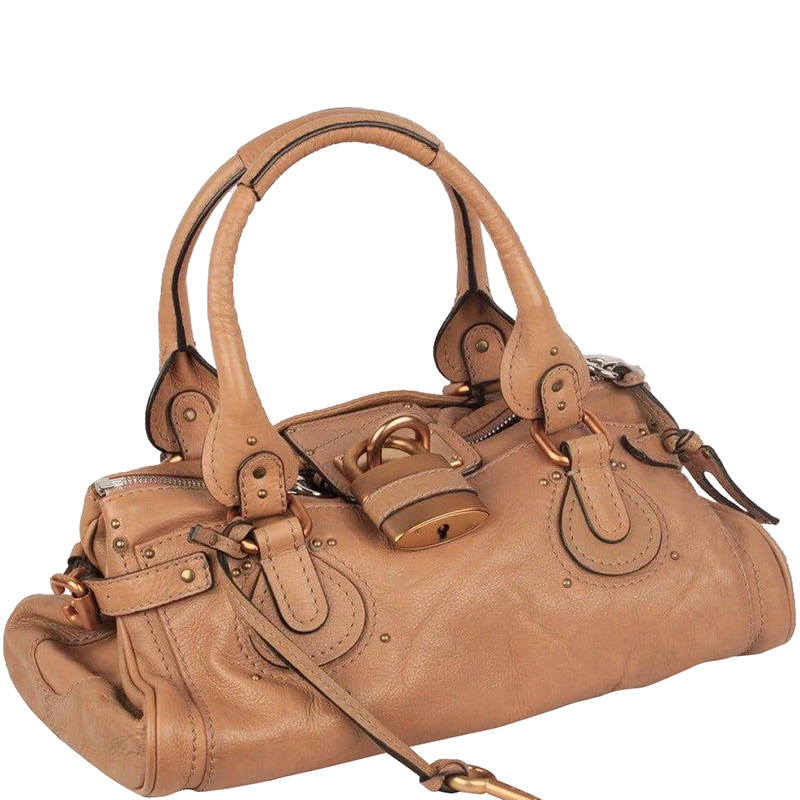 

Chloe Tan Leather Paddington Satchel Bag