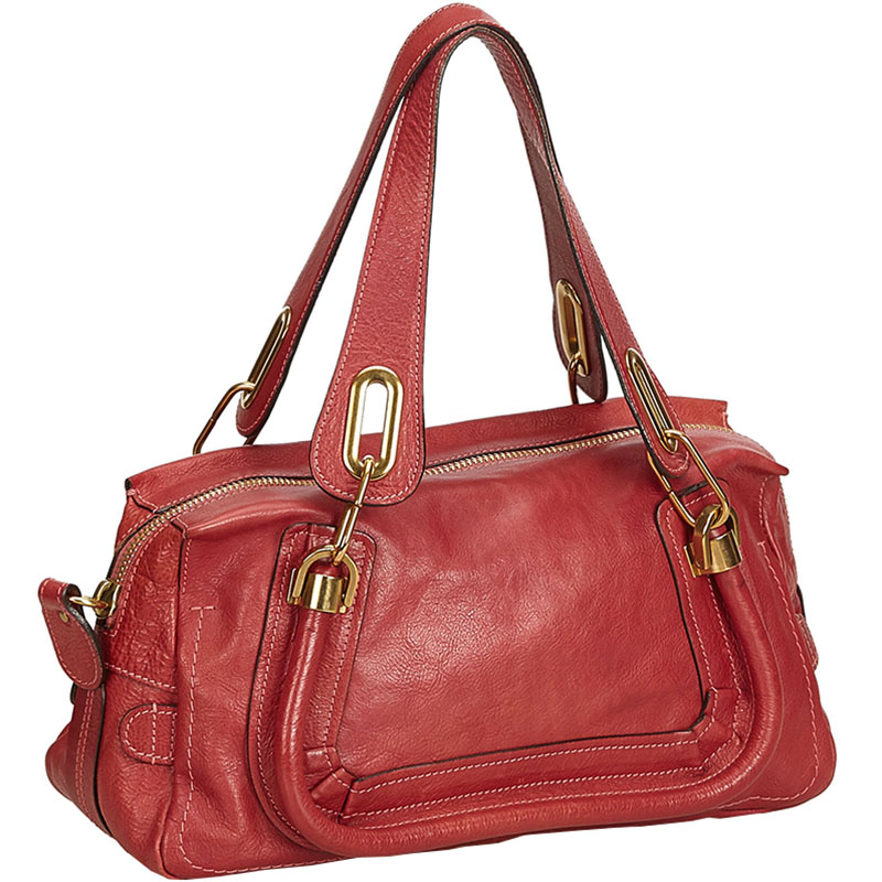 

Chloe Red Leather Party Everyday Bag