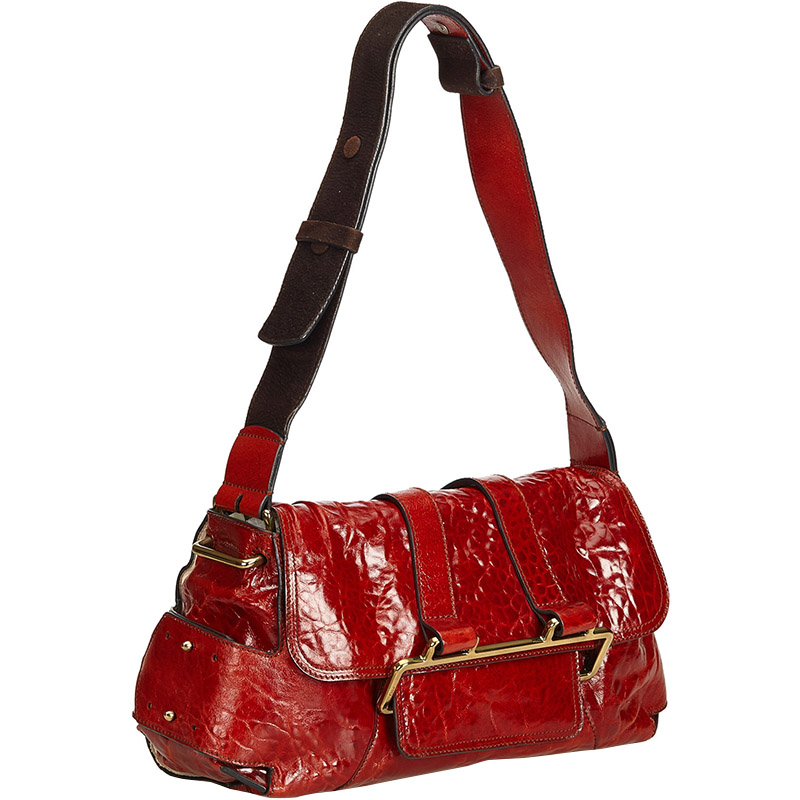 

Chloe Red Leather Shoulder Bag