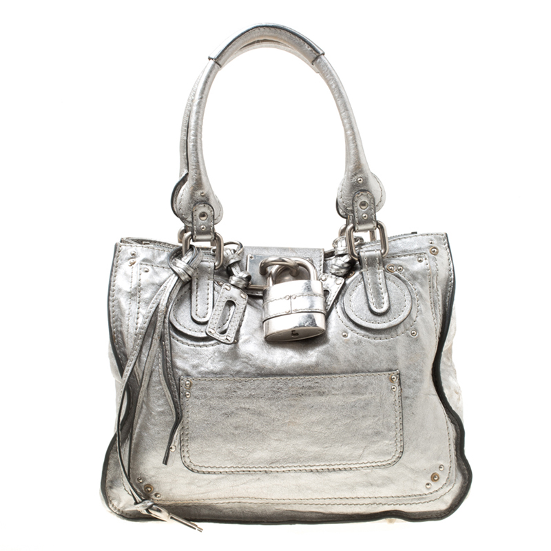 chloe silver bag