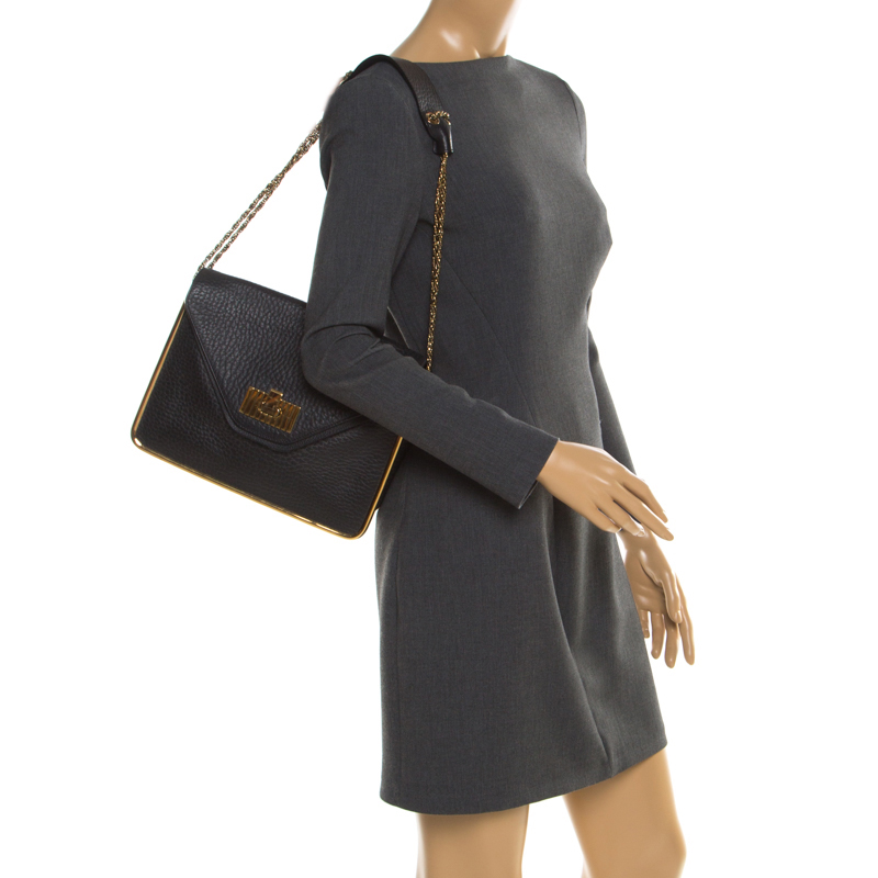 

Chloe Black Leather Sally  Shoulder Bag