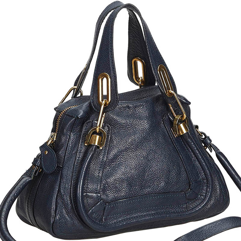 

Chloe Blue Leather Paraty Satchel