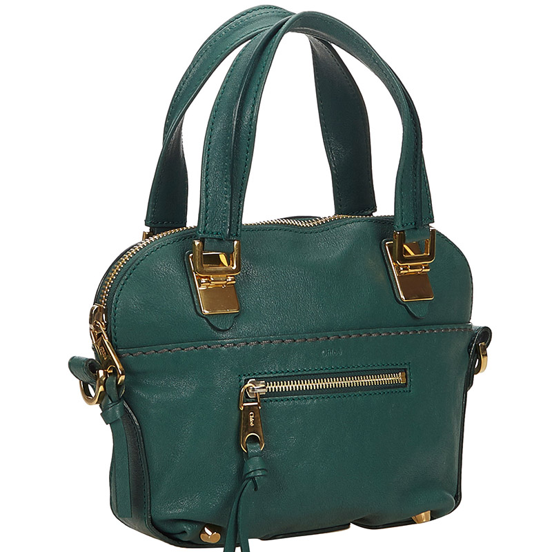 

Chloe Green Leather Satchel