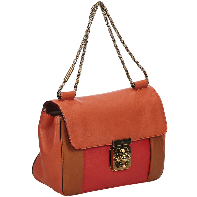 

Chloe Tricolor Leather Elsie Shoulder Bag, Multicolor