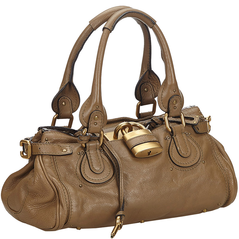 

Chloe Brown Leather Paddington Satchel