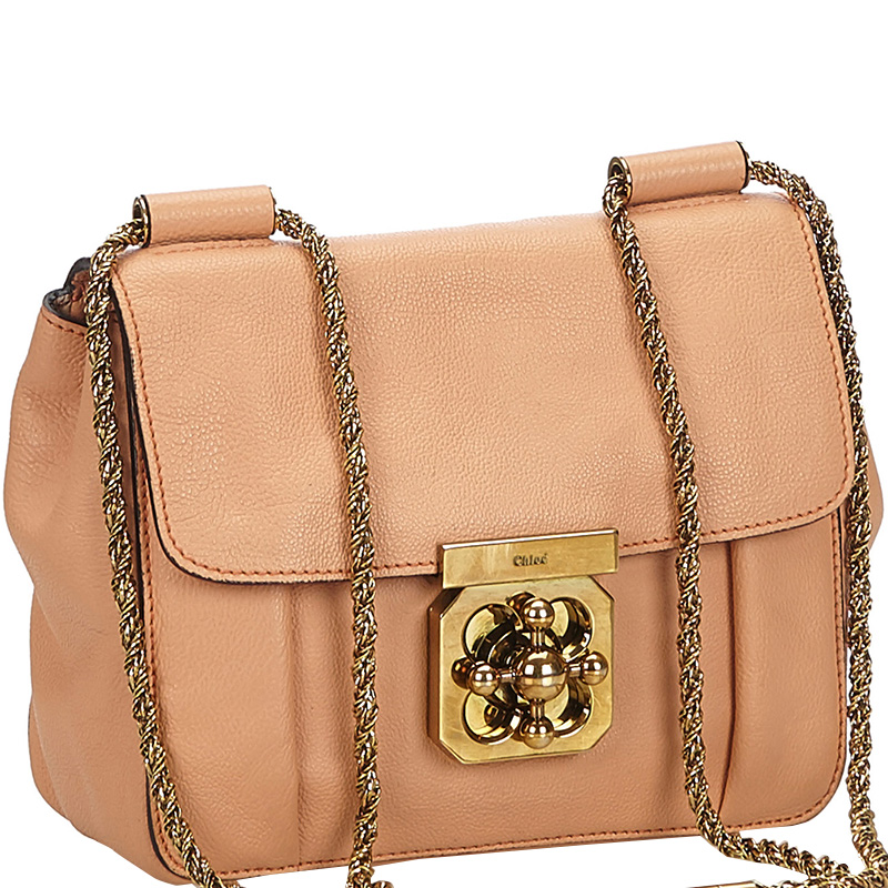 

Chloe Brown Leather Small Elsie Shoulder Bag