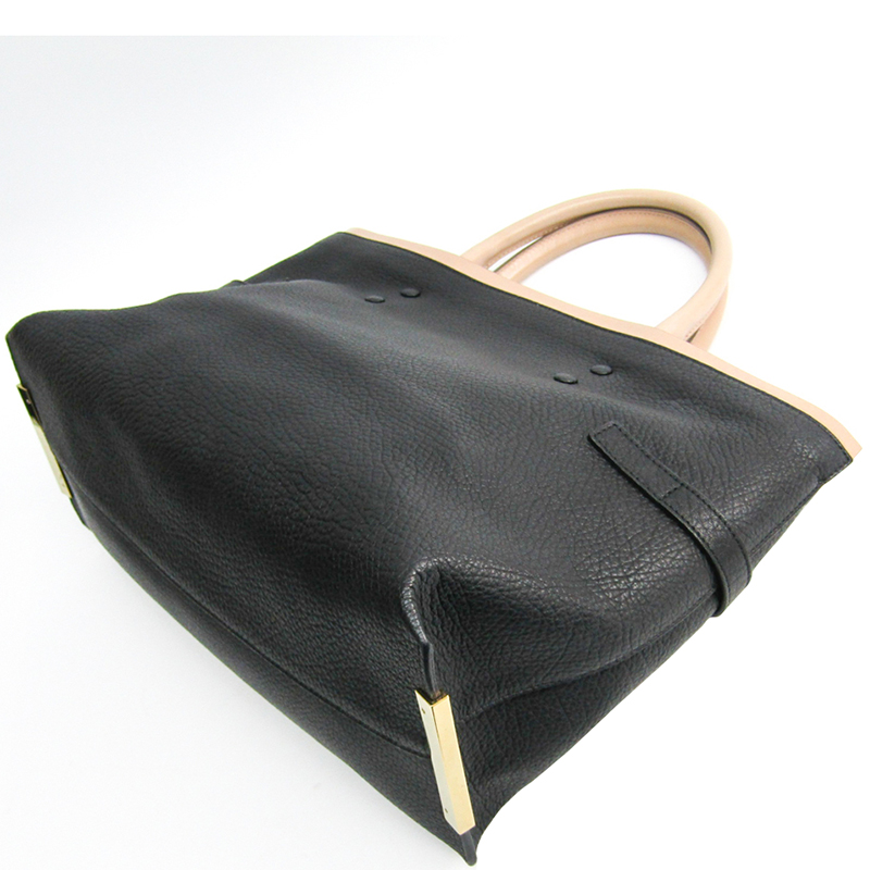 

Chloe Black/Beige Leather Charlotte Tote